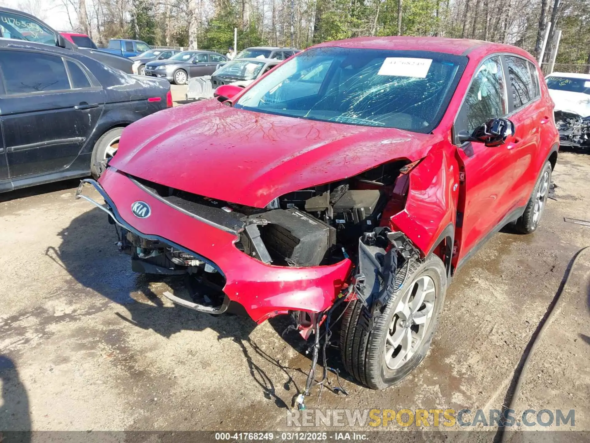 6 Фотография поврежденного автомобиля KNDPMCAC8M7903474 KIA SPORTAGE 2021