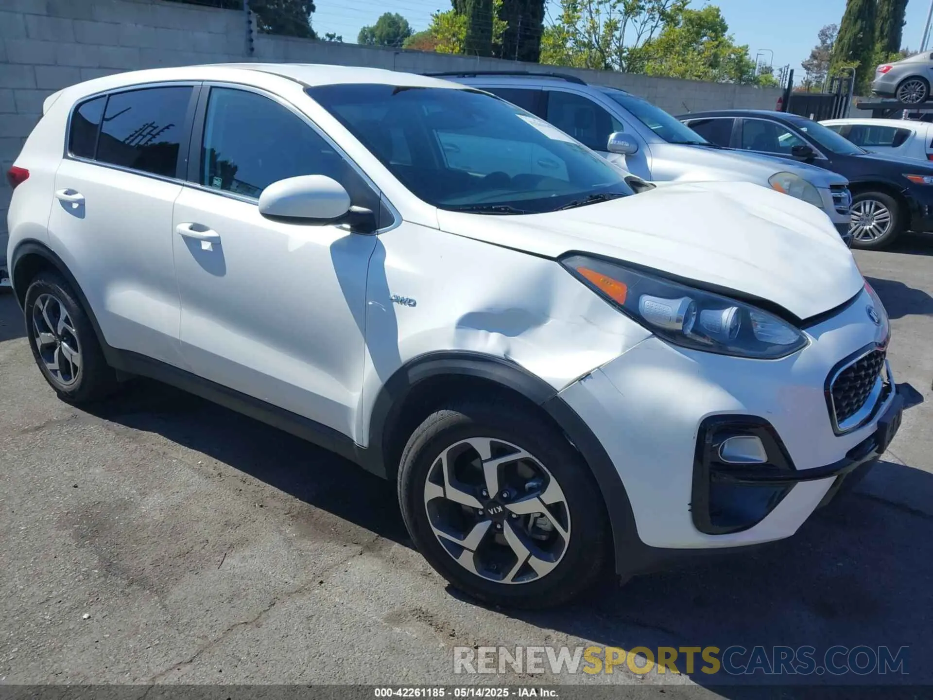 1 Photograph of a damaged car KNDPMCAC8M7914622 KIA SPORTAGE 2021