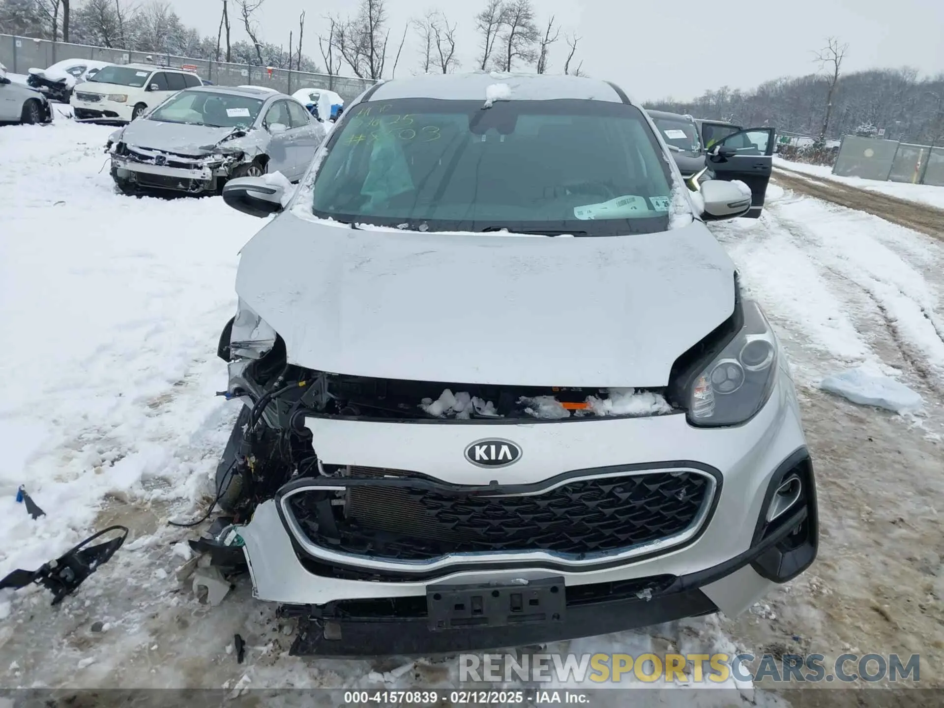 12 Фотография поврежденного автомобиля KNDPMCACXM7918042 KIA SPORTAGE 2021
