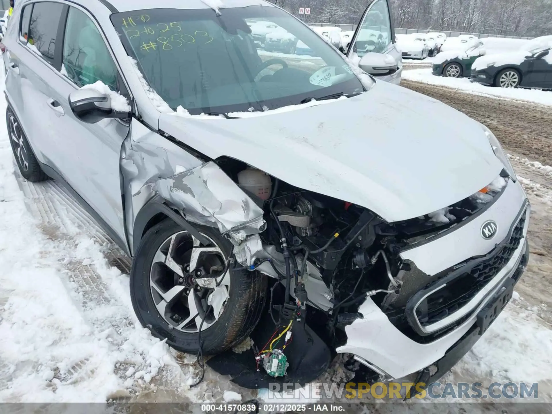 6 Фотография поврежденного автомобиля KNDPMCACXM7918042 KIA SPORTAGE 2021