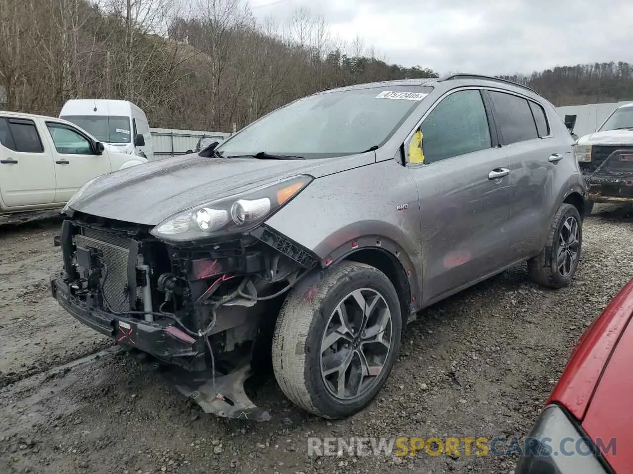 1 Photograph of a damaged car KNDPNCAC3M7920535 KIA SPORTAGE 2021
