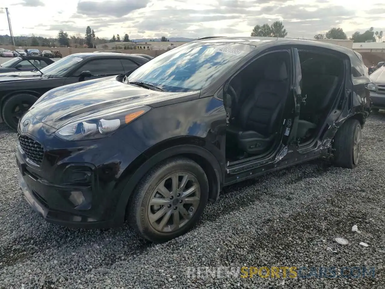 1 Photograph of a damaged car KNDP63AC4N7997395 KIA SPORTAGE 2022