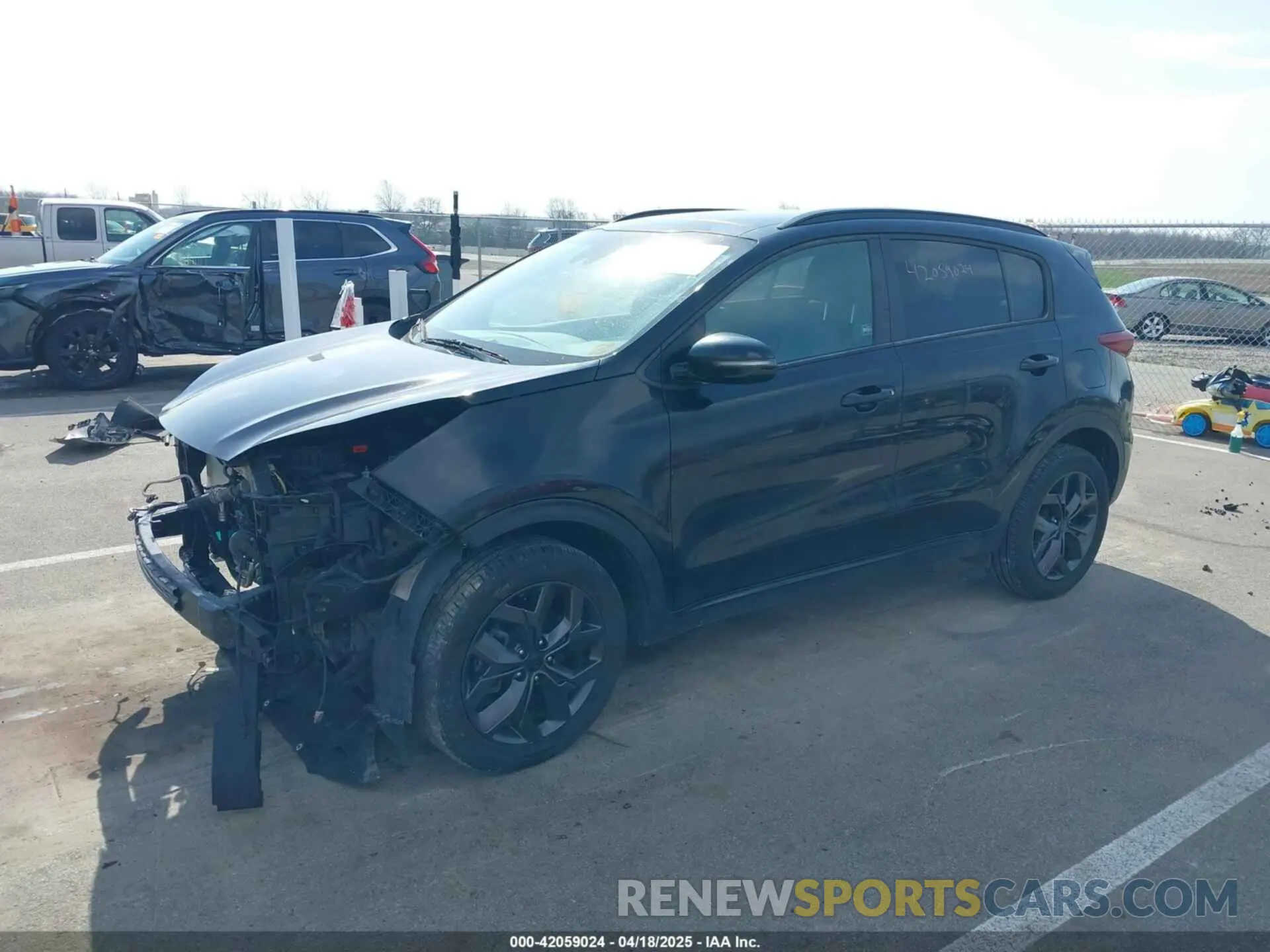 2 Photograph of a damaged car KNDP6CAC6N7008979 KIA SPORTAGE 2022
