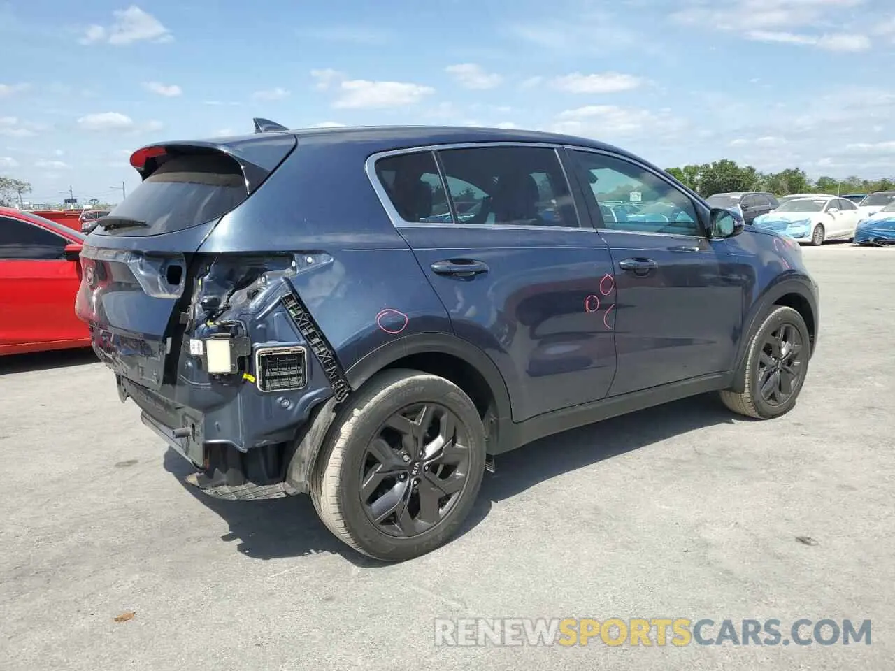 3 Photograph of a damaged car KNDPM3AC0N7011415 KIA SPORTAGE 2022