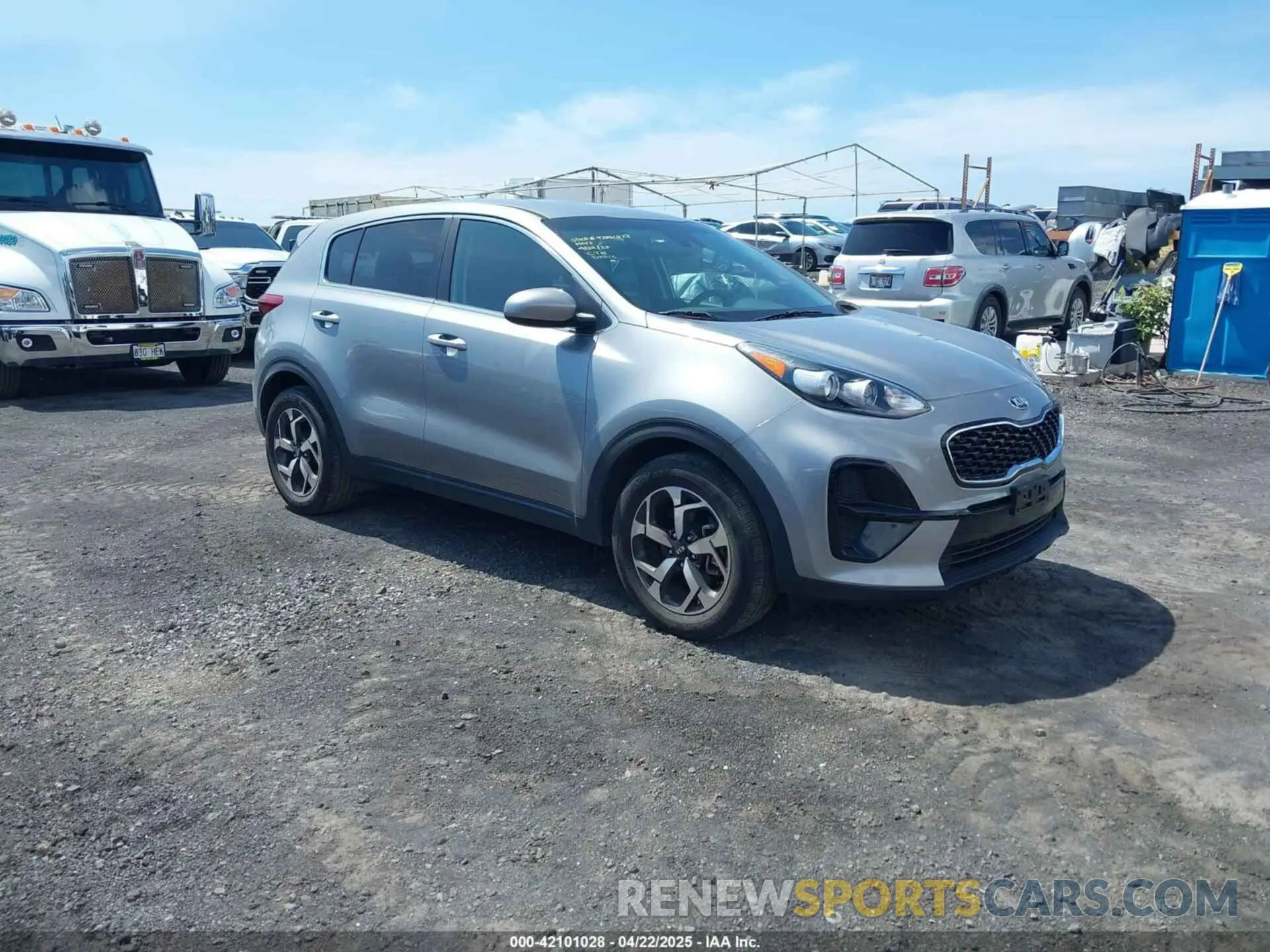 1 Photograph of a damaged car KNDPM3AC0N7993396 KIA SPORTAGE 2022