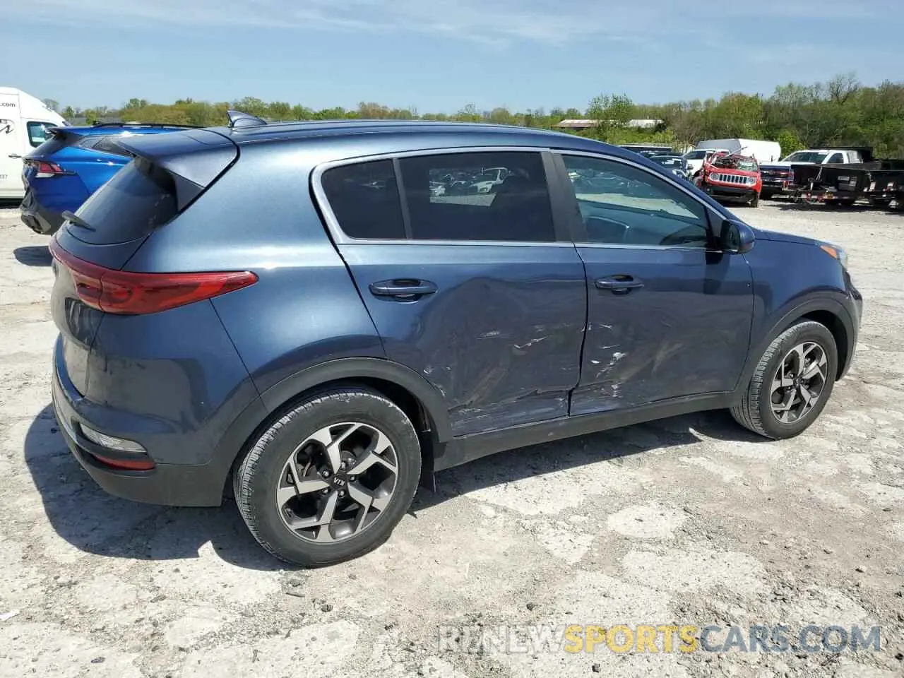 3 Photograph of a damaged car KNDPM3AC4N7027732 KIA SPORTAGE 2022
