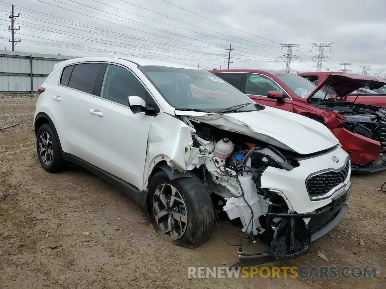4 Фотография поврежденного автомобиля KNDPM3AC8N7955351 KIA SPORTAGE 2022