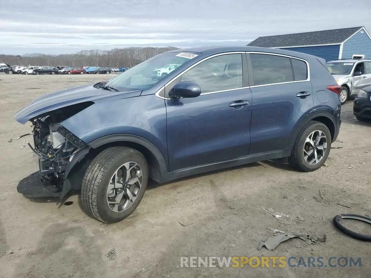 1 Photograph of a damaged car KNDPM3AC9N7013650 KIA SPORTAGE 2022