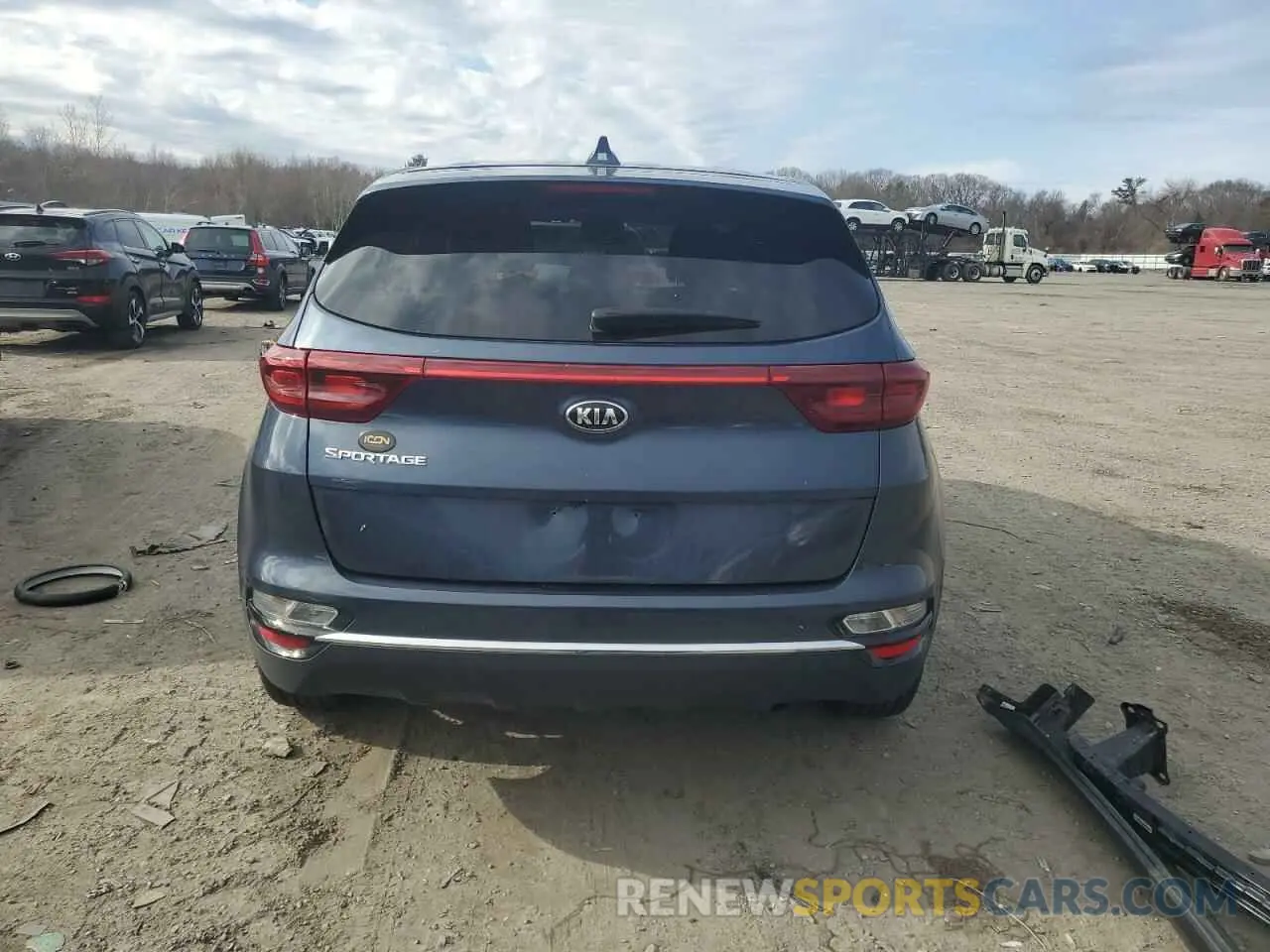 6 Photograph of a damaged car KNDPM3AC9N7013650 KIA SPORTAGE 2022