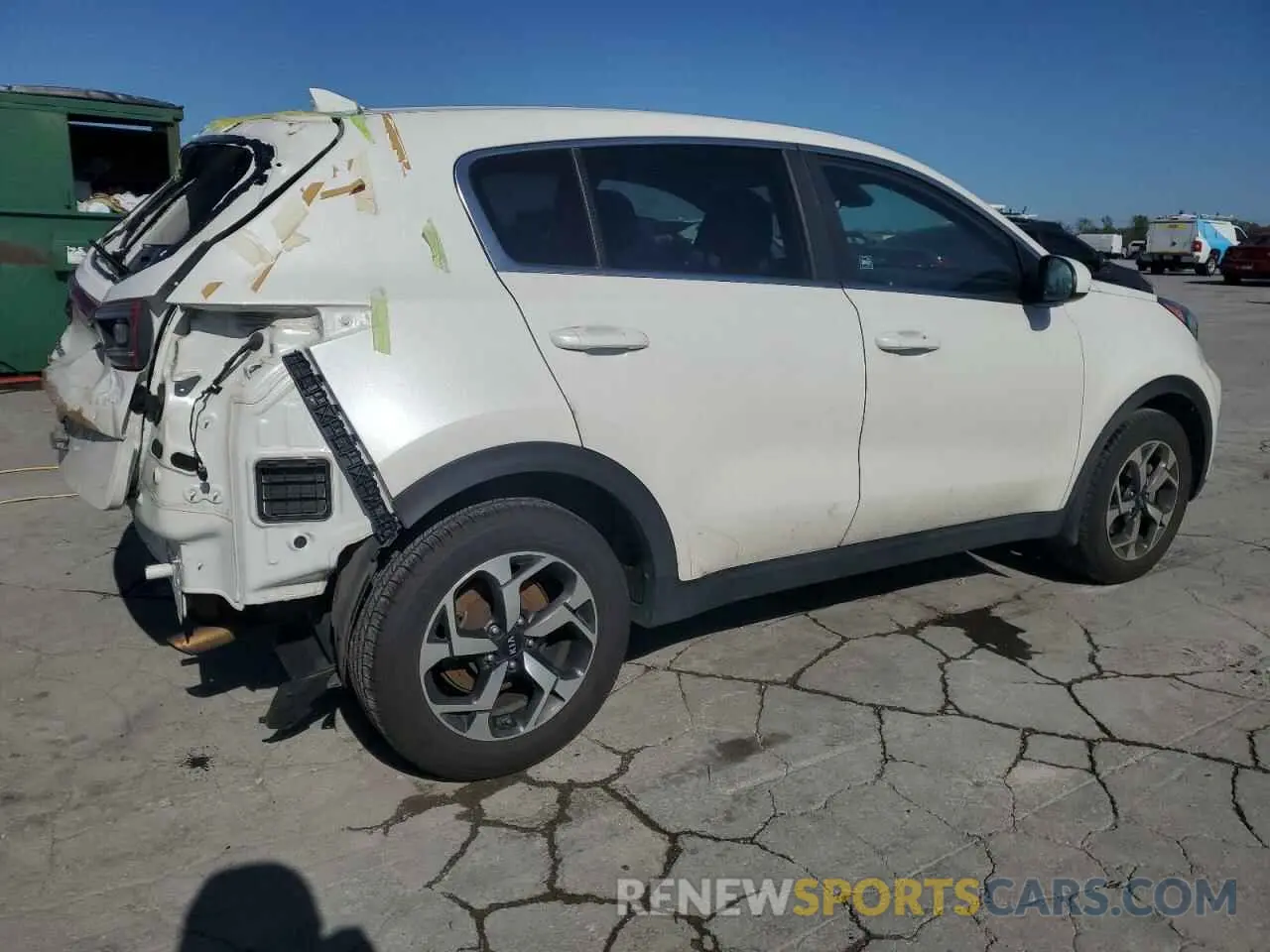 3 Photograph of a damaged car KNDPM3AC9N7980453 KIA SPORTAGE 2022