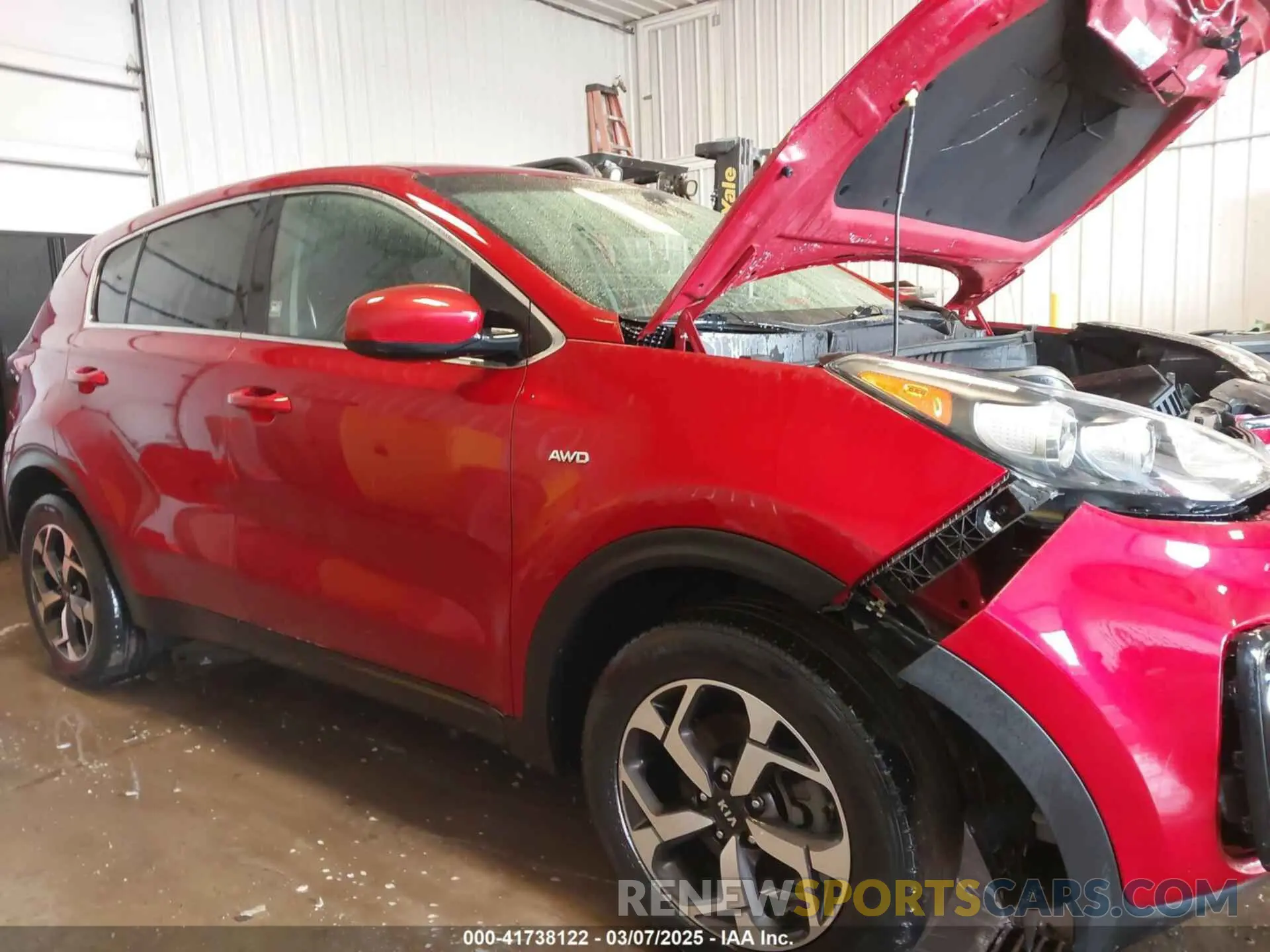 13 Photograph of a damaged car KNDPMCAC1N7960276 KIA SPORTAGE 2022
