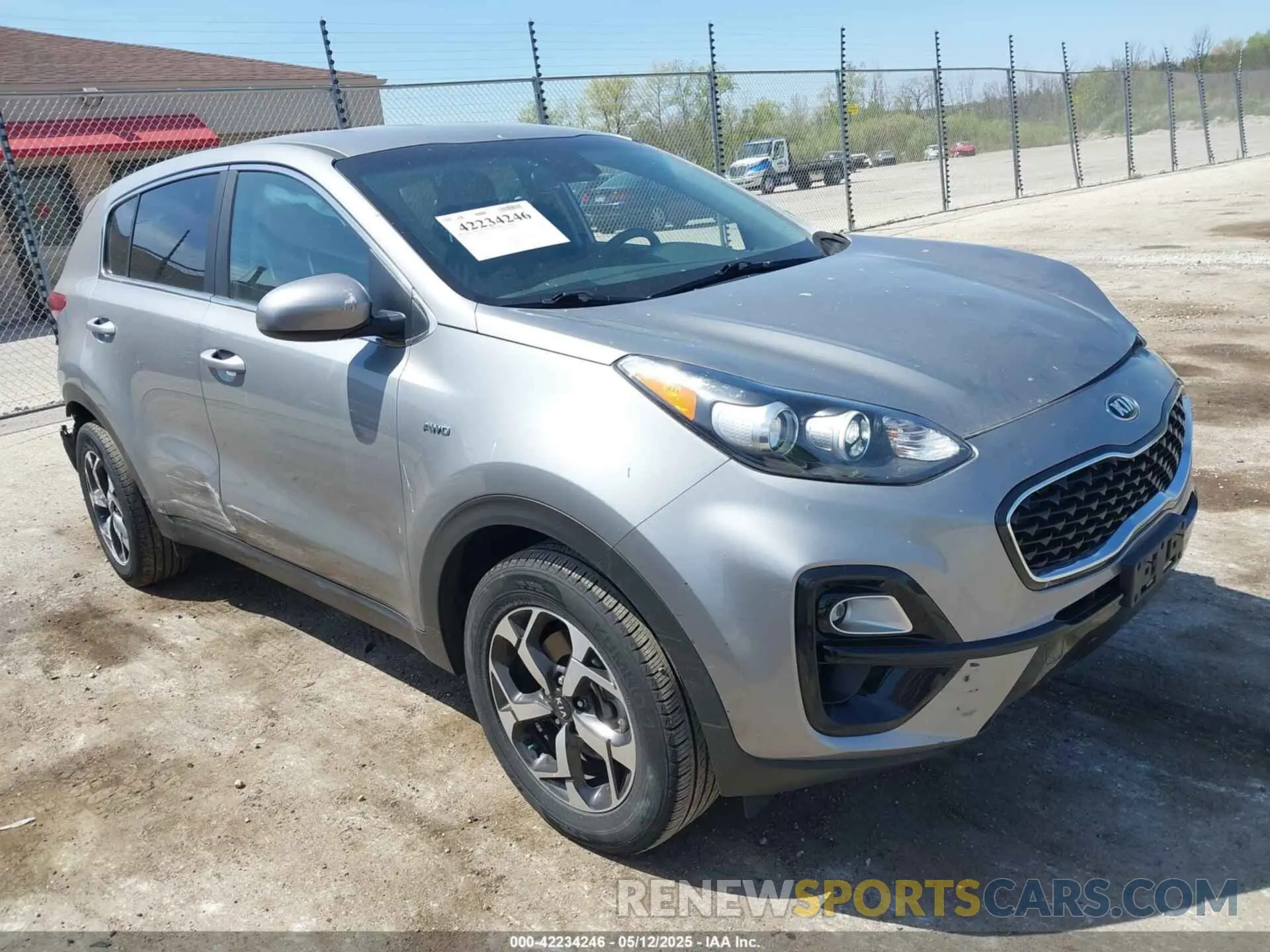 1 Photograph of a damaged car KNDPMCAC8N7000646 KIA SPORTAGE 2022