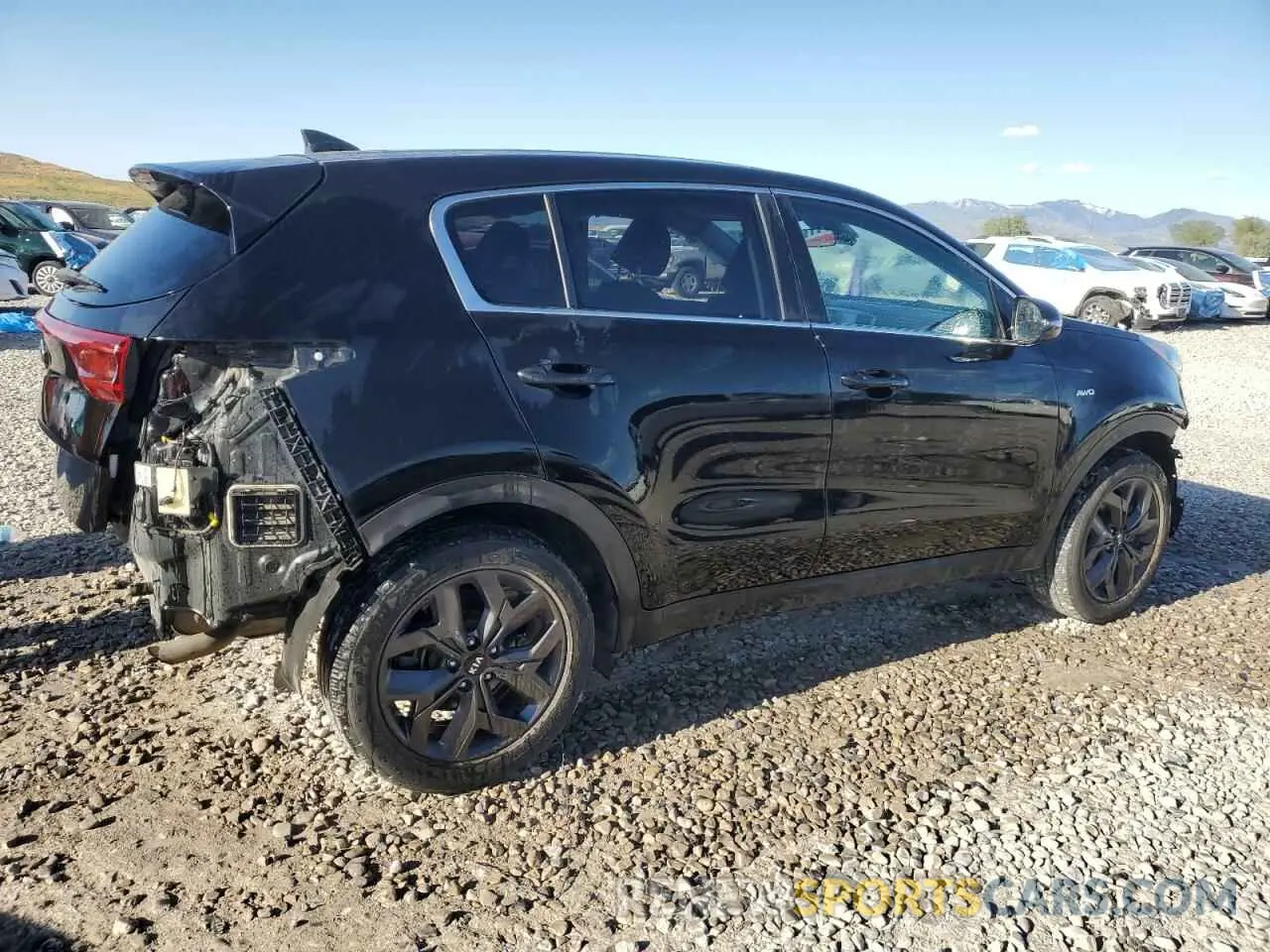 3 Photograph of a damaged car KNDPMCAC8N7955575 KIA SPORTAGE 2022