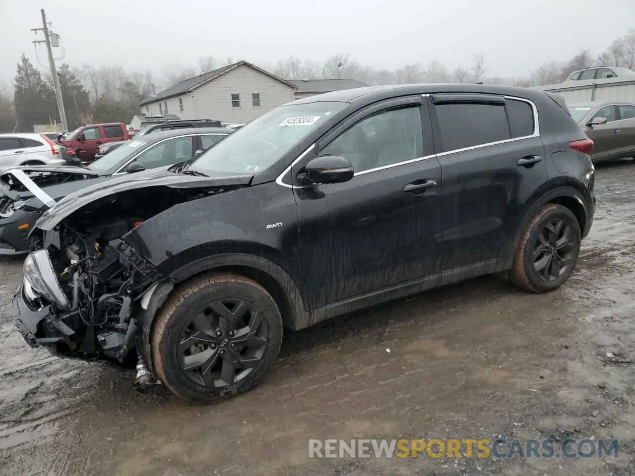 1 Photograph of a damaged car KNDPMCAC9N7025829 KIA SPORTAGE 2022