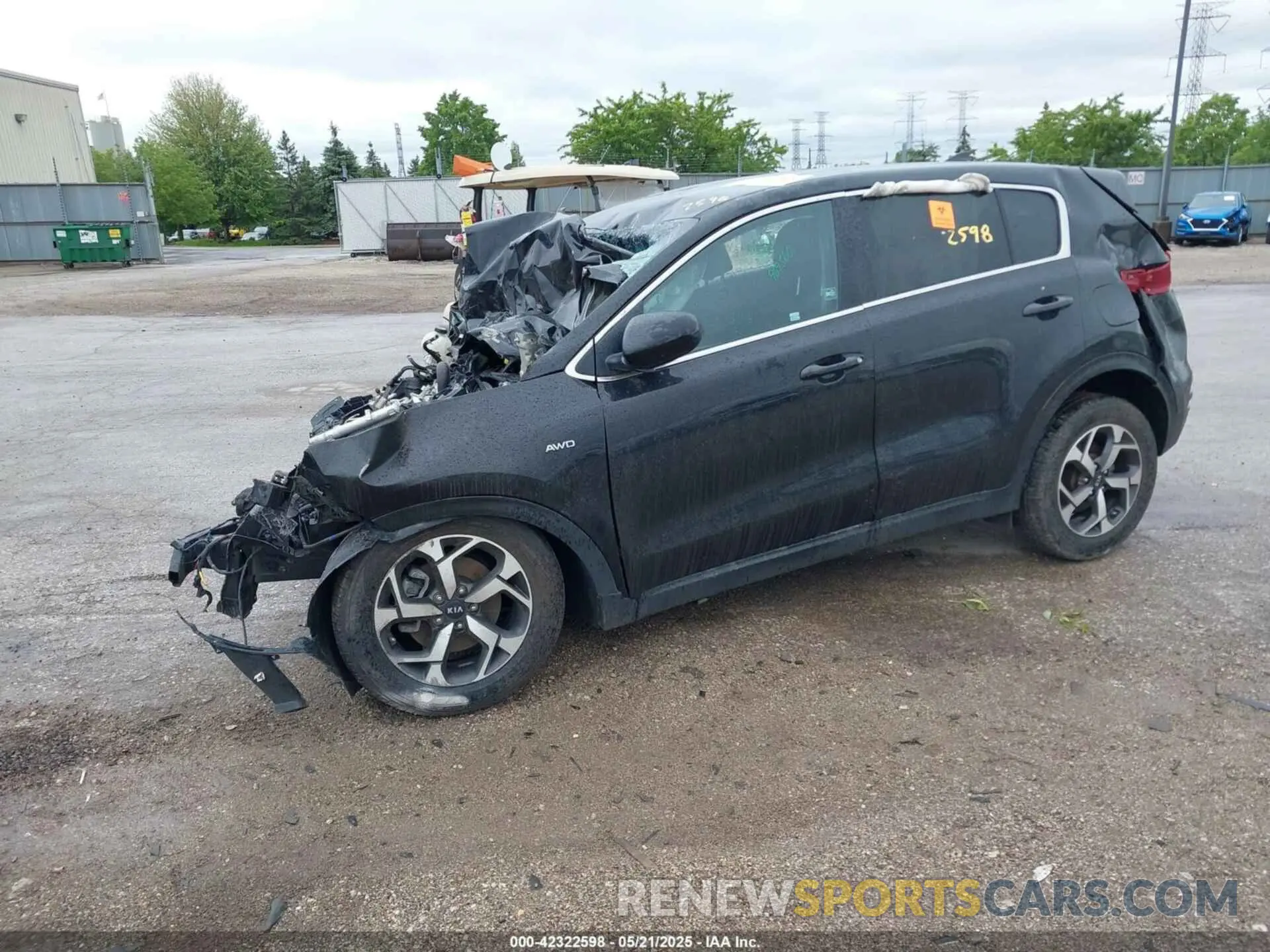 2 Photograph of a damaged car KNDPMCACXN7969560 KIA SPORTAGE 2022