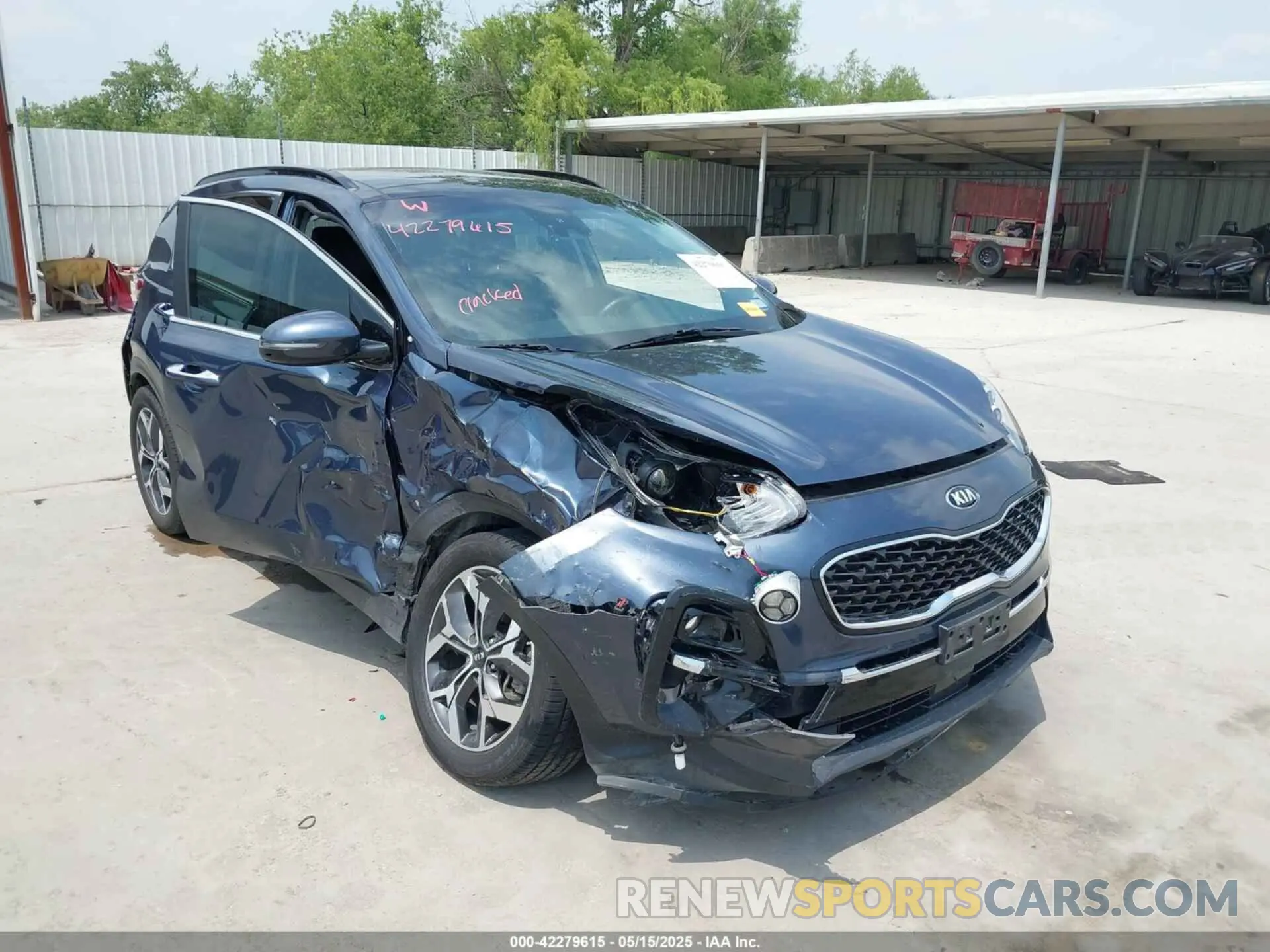1 Photograph of a damaged car KNDPN3AC1N7023344 KIA SPORTAGE 2022