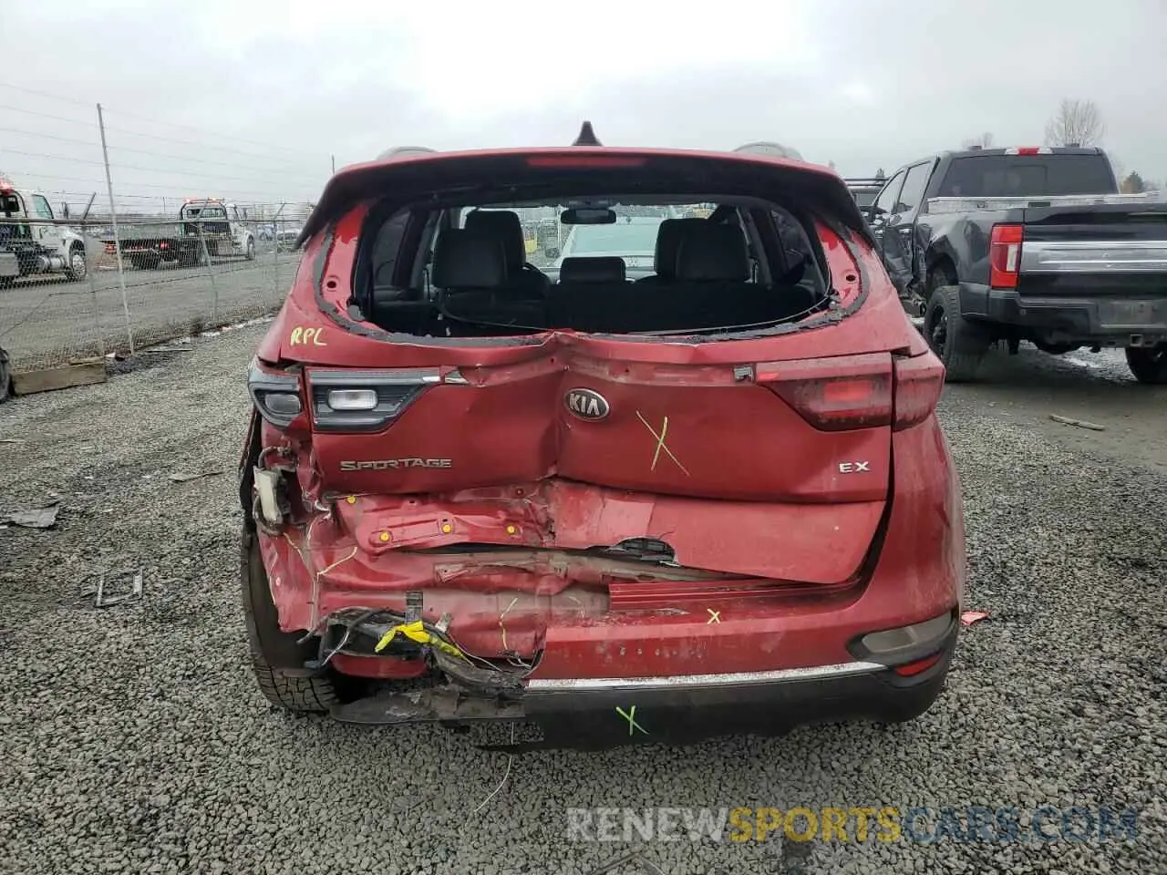 6 Photograph of a damaged car KNDPNCAC9N7027514 KIA SPORTAGE 2022