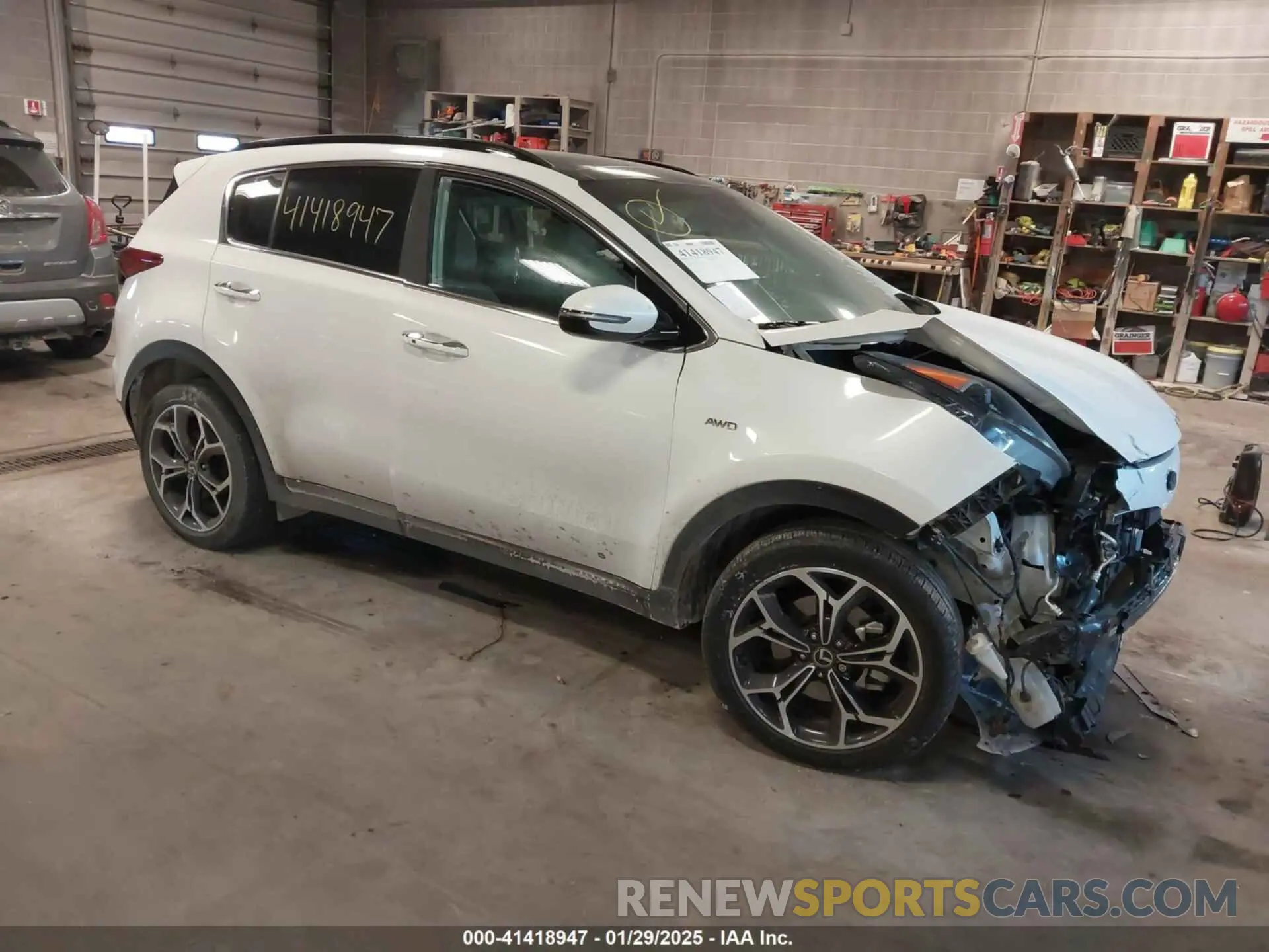 1 Photograph of a damaged car KNDPRCA66N7013519 KIA SPORTAGE 2022
