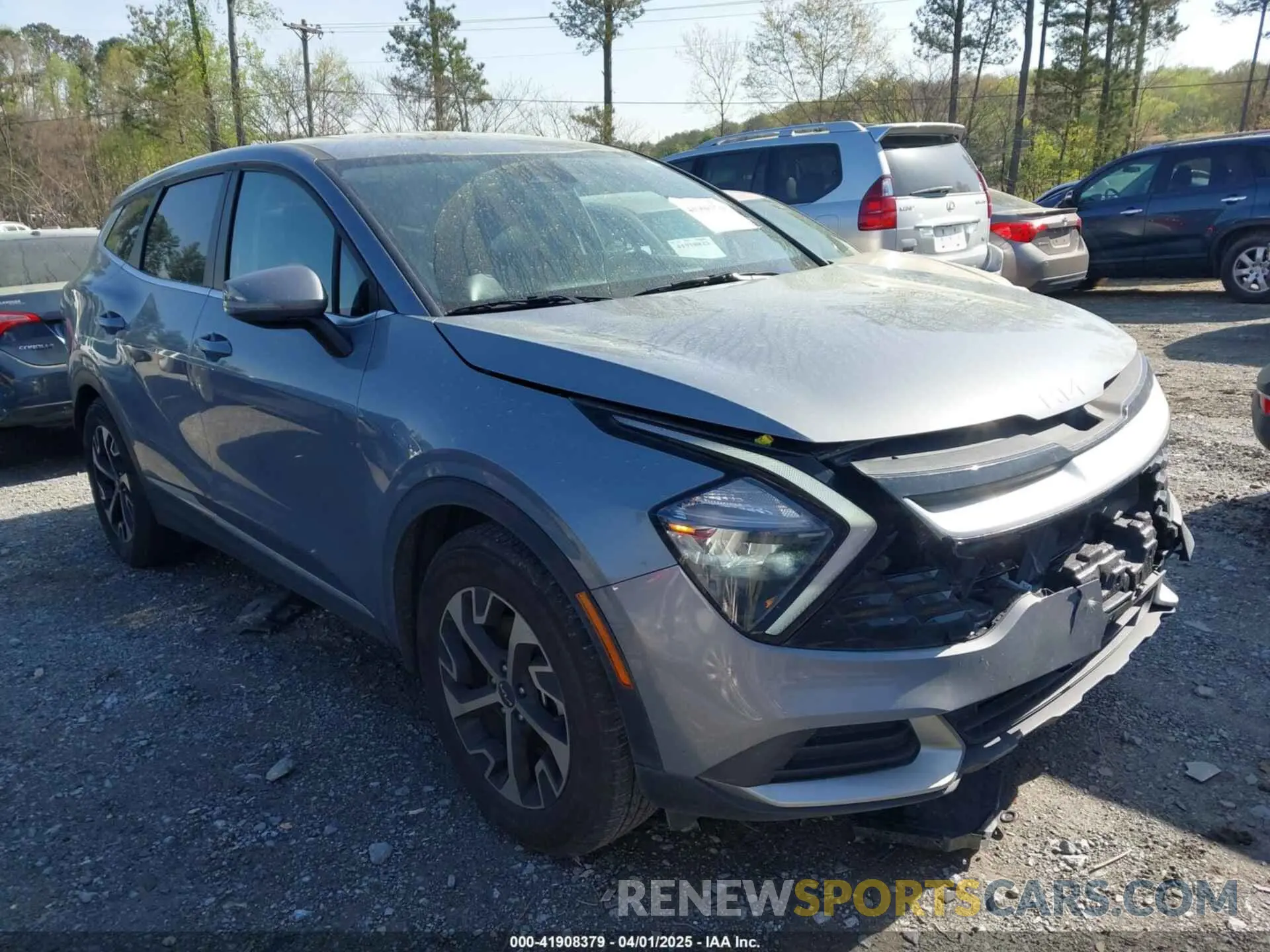 1 Photograph of a damaged car 5XYK33AF1PG083401 KIA SPORTAGE 2023