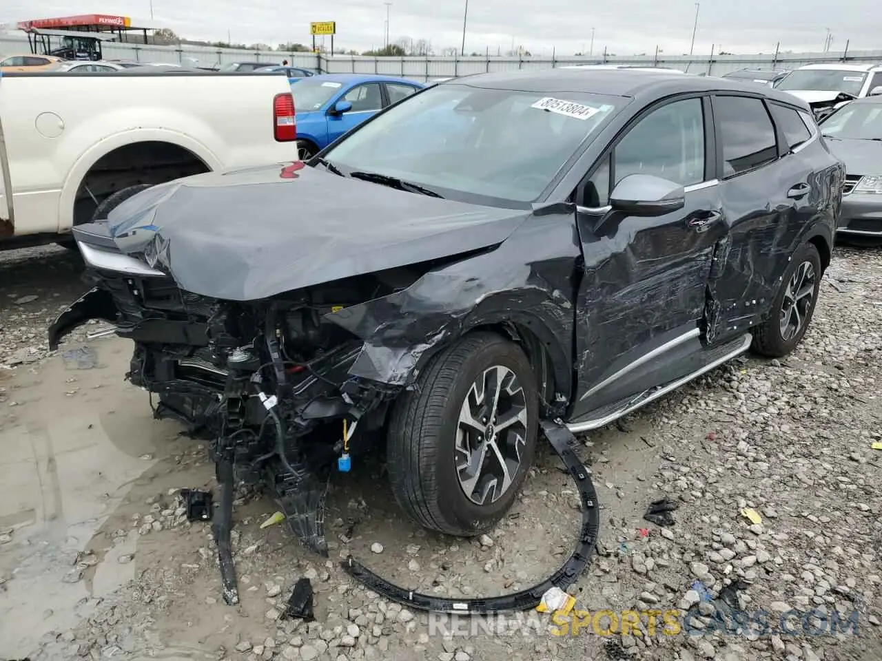 1 Photograph of a damaged car 5XYK33AFXPG097474 KIA SPORTAGE 2023