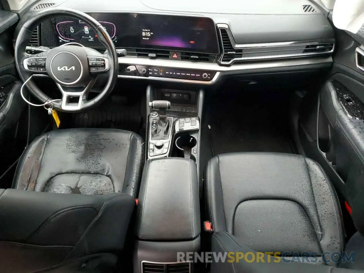 8 Фотография поврежденного автомобиля 5XYK3CAF9PG012656 KIA SPORTAGE 2023
