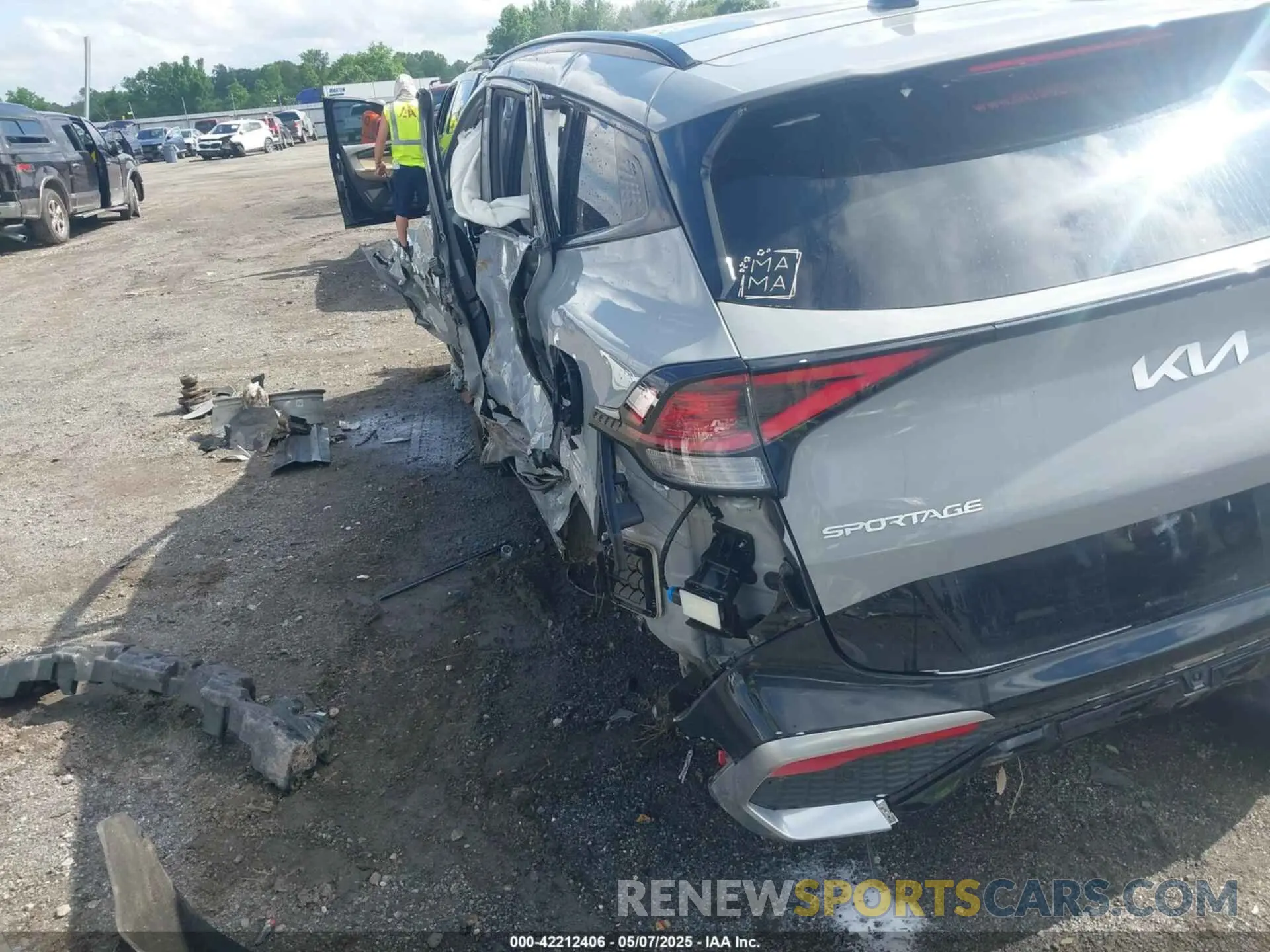 21 Photograph of a damaged car 5XYK43AF9P0G04583 KIA SPORTAGE 2023