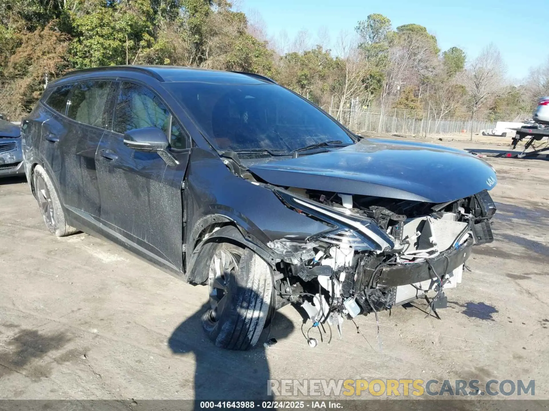 1 Photograph of a damaged car 5XYK43AFXPG033352 KIA SPORTAGE 2023