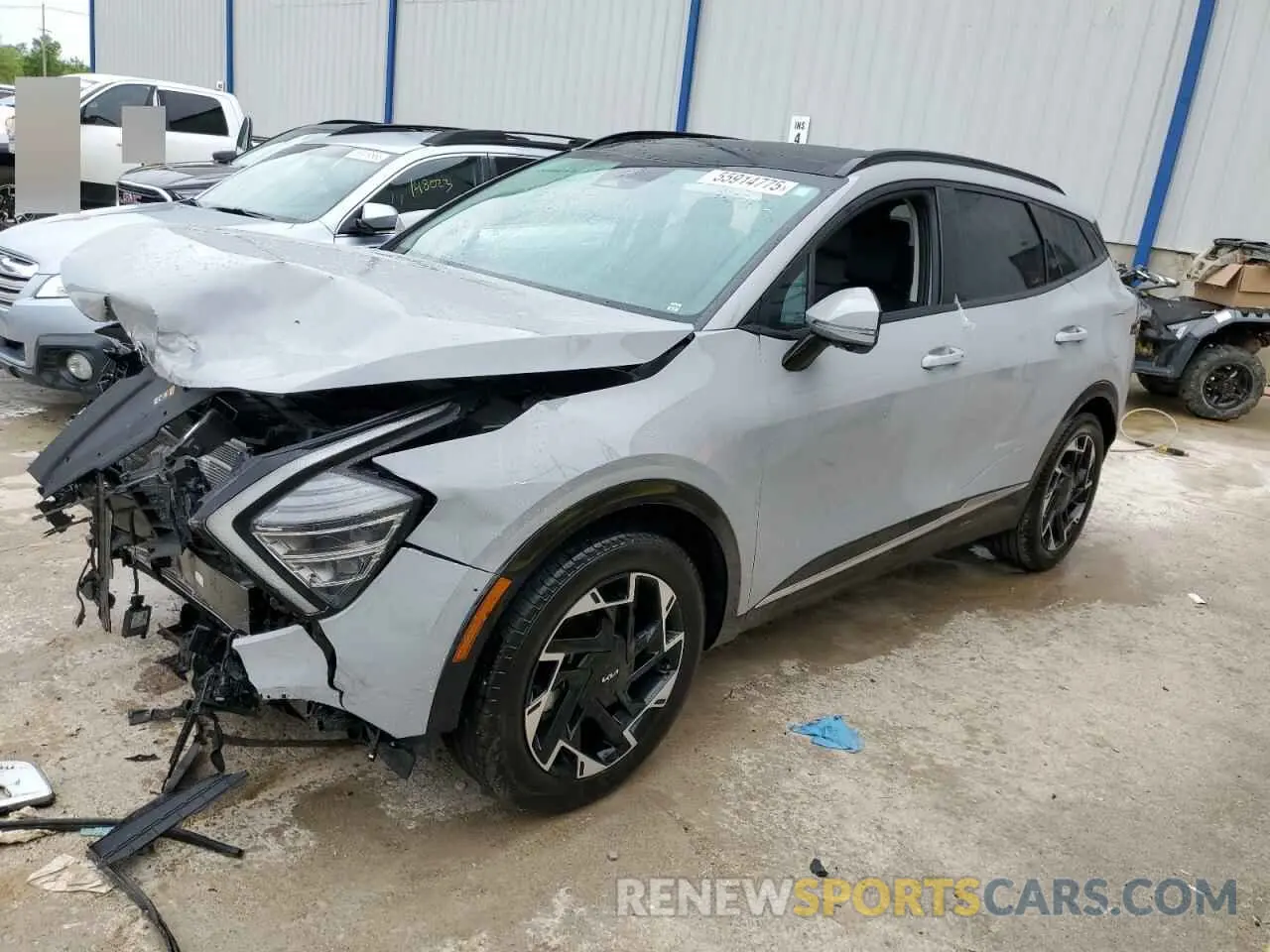 1 Photograph of a damaged car 5XYK53AF2PG001850 KIA SPORTAGE 2023