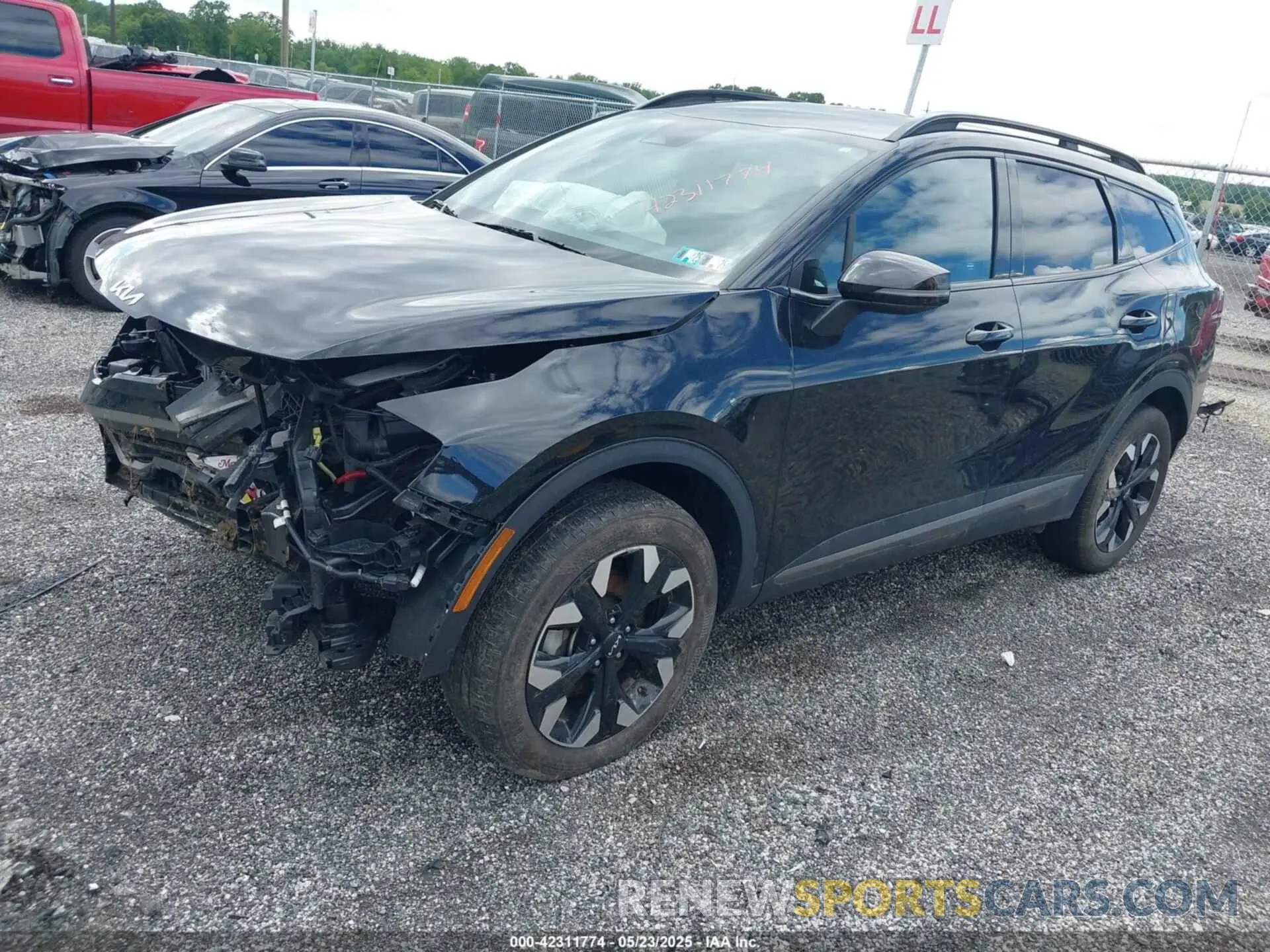2 Фотография поврежденного автомобиля 5XYK6CAF1PG043908 KIA SPORTAGE 2023