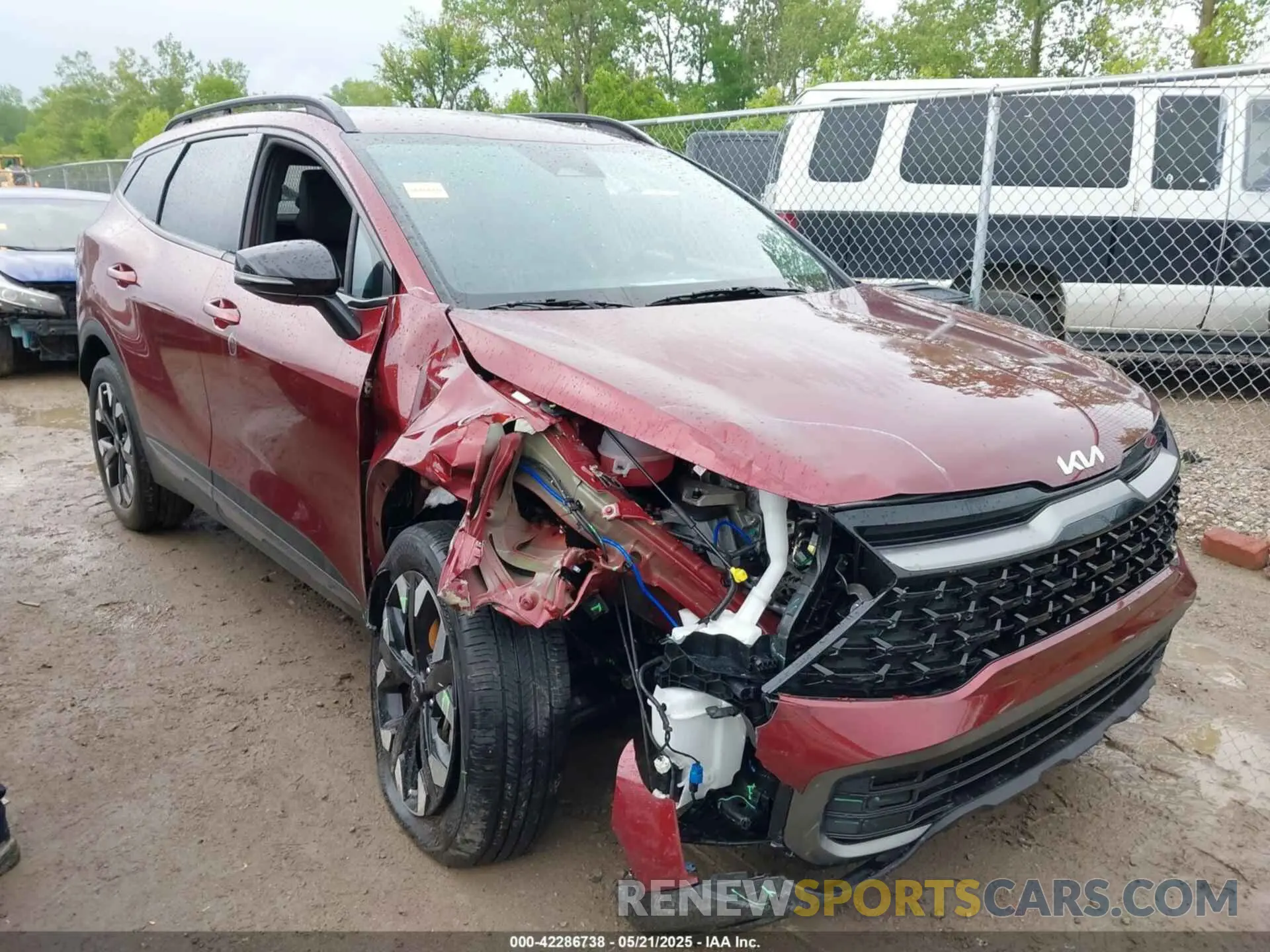 1 Фотография поврежденного автомобиля 5XYK6CAF1PG062491 KIA SPORTAGE 2023