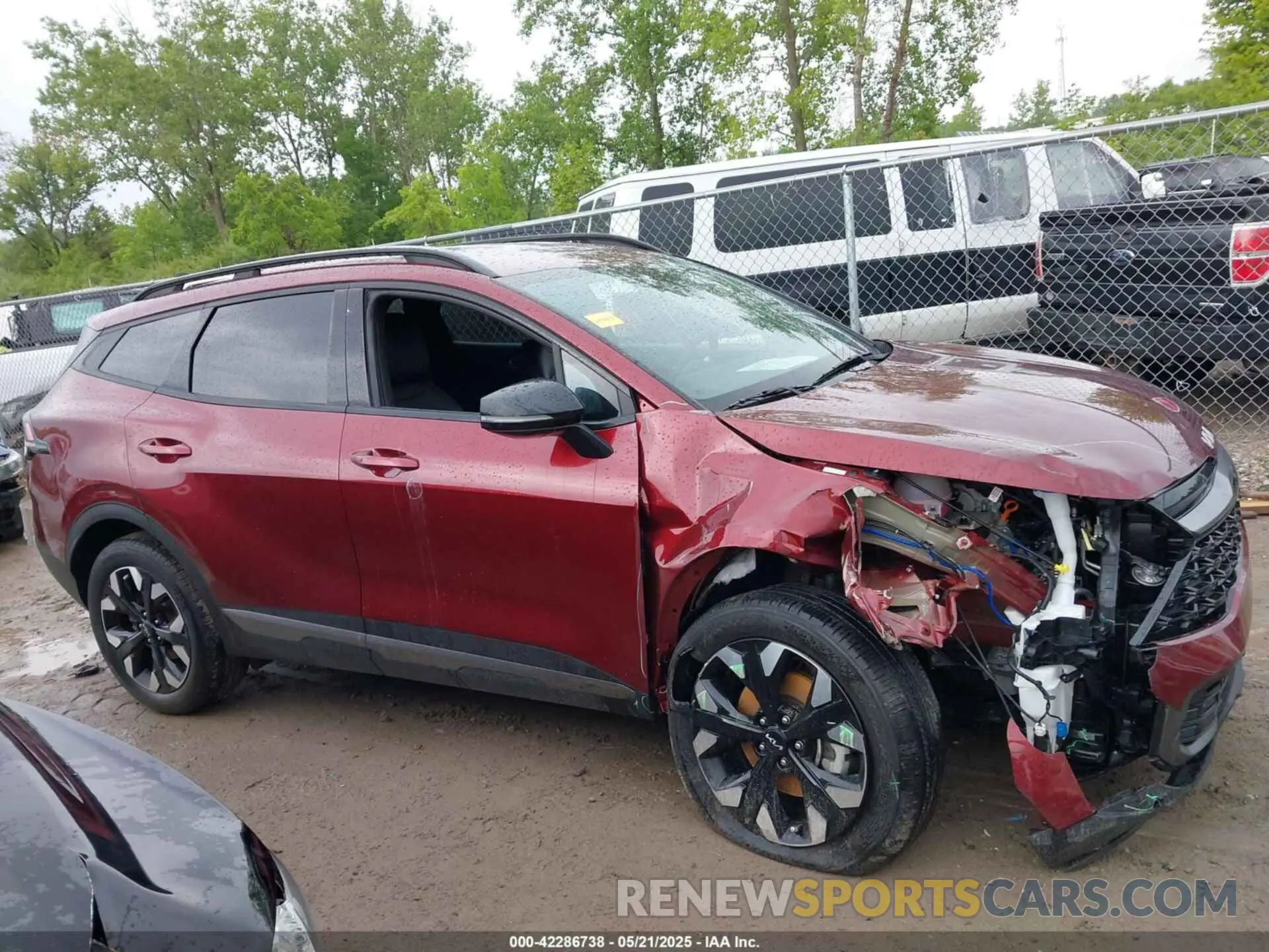 14 Фотография поврежденного автомобиля 5XYK6CAF1PG062491 KIA SPORTAGE 2023