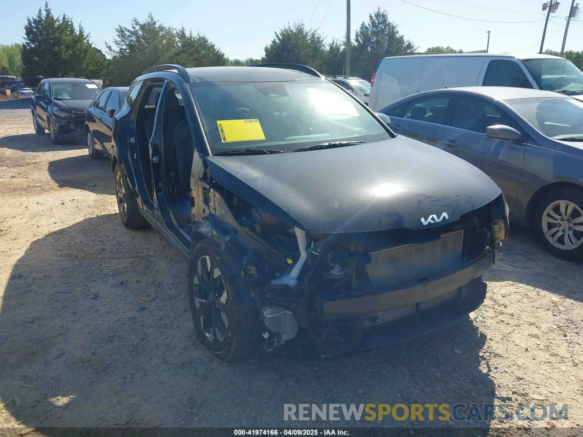 1 Photograph of a damaged car 5XYK6CAF9PG079944 KIA SPORTAGE 2023