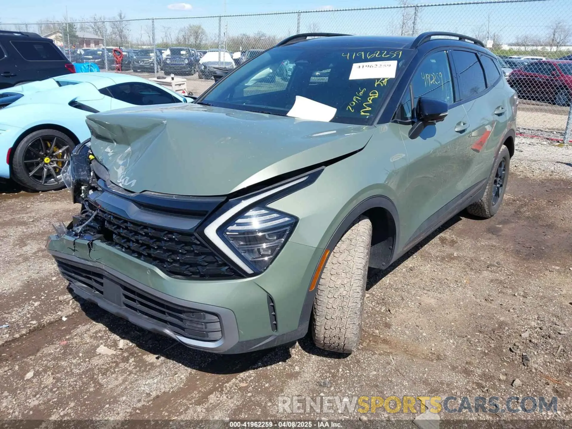2 Photograph of a damaged car 5XYK7CAF6PG048132 KIA SPORTAGE 2023