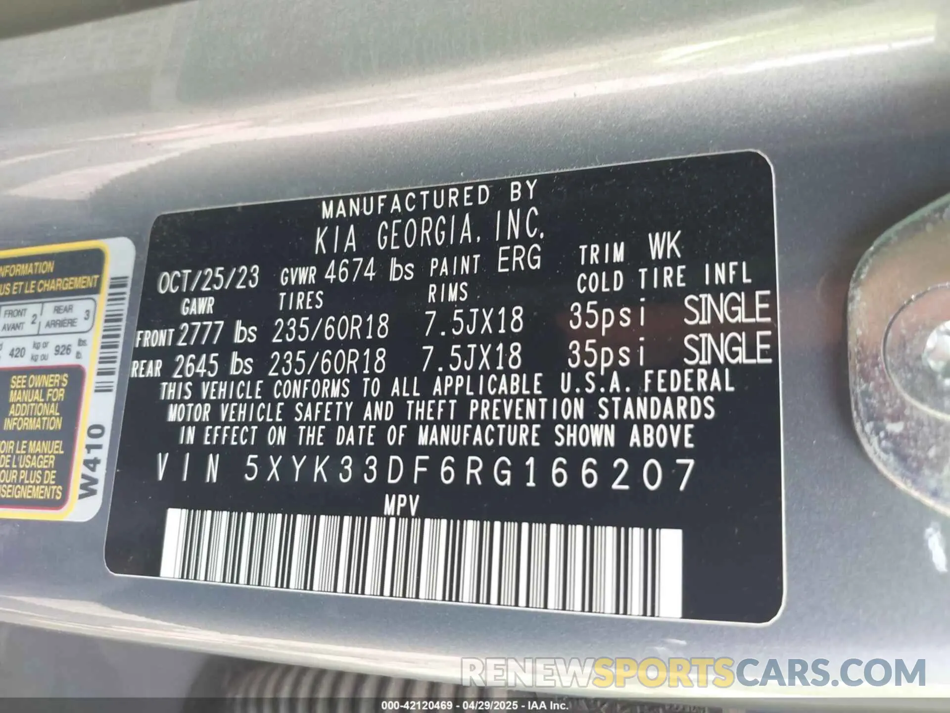 9 Фотография поврежденного автомобиля 5XYK33DF6RG166207 KIA SPORTAGE 2024