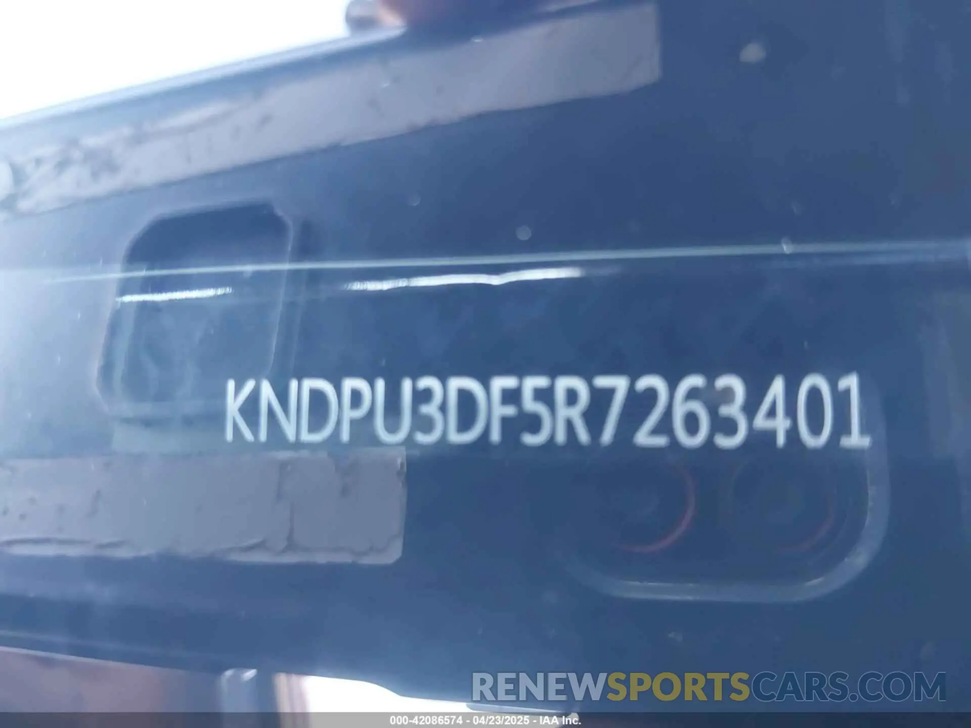 9 Photograph of a damaged car KNDPU3DF5R7263401 KIA SPORTAGE 2024