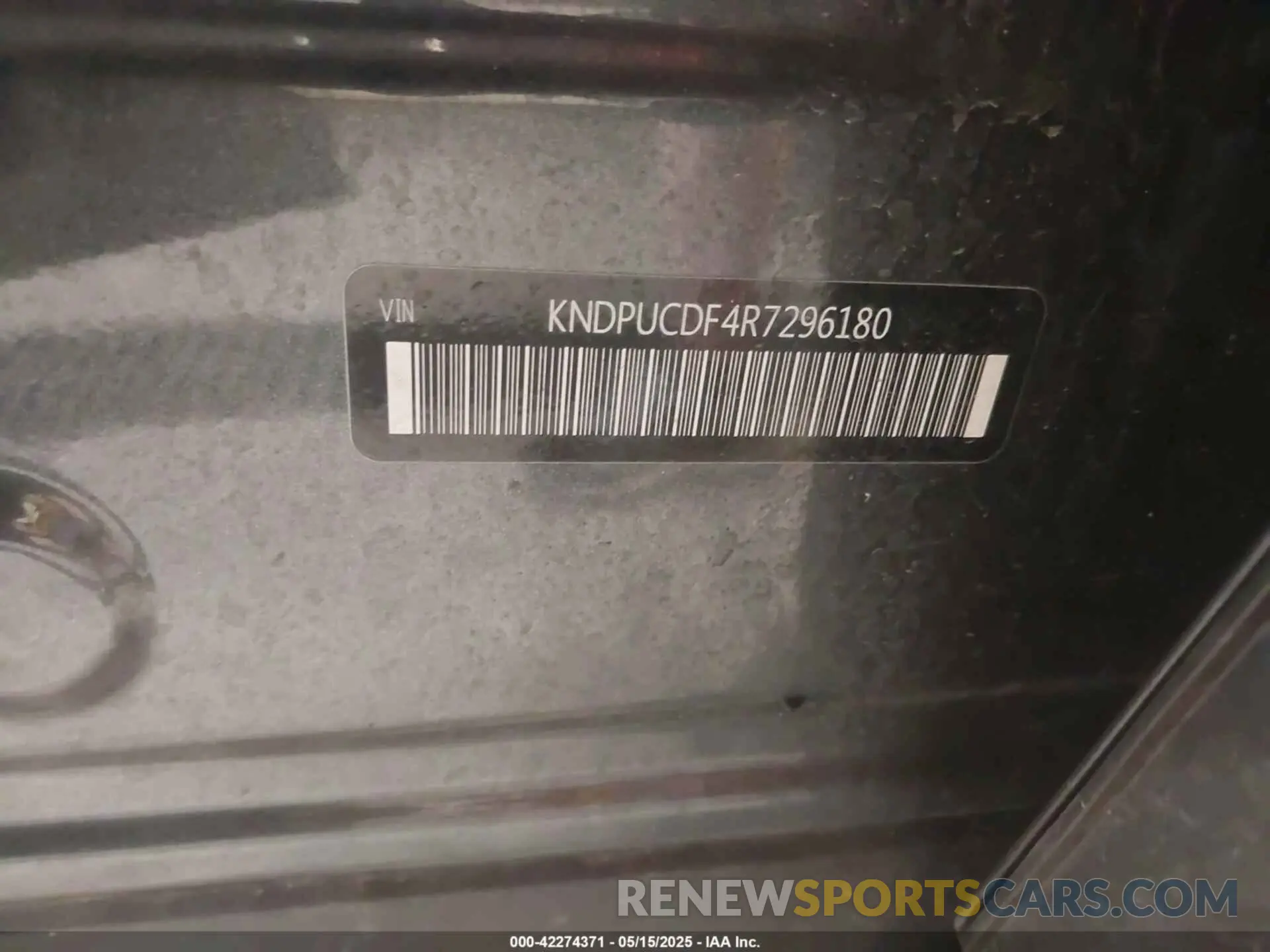 9 Photograph of a damaged car KNDPUCDF4R7296180 KIA SPORTAGE 2024
