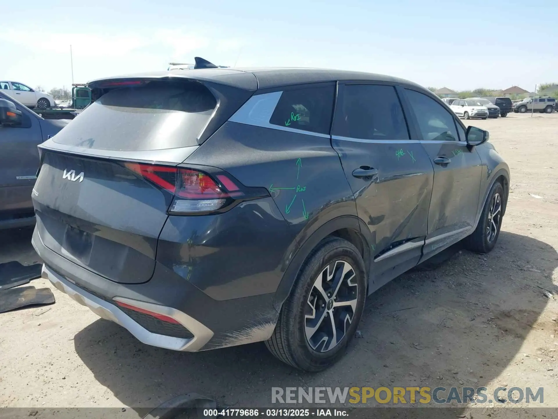 4 Фотография поврежденного автомобиля KNDPV3DF7R7243955 KIA SPORTAGE 2024