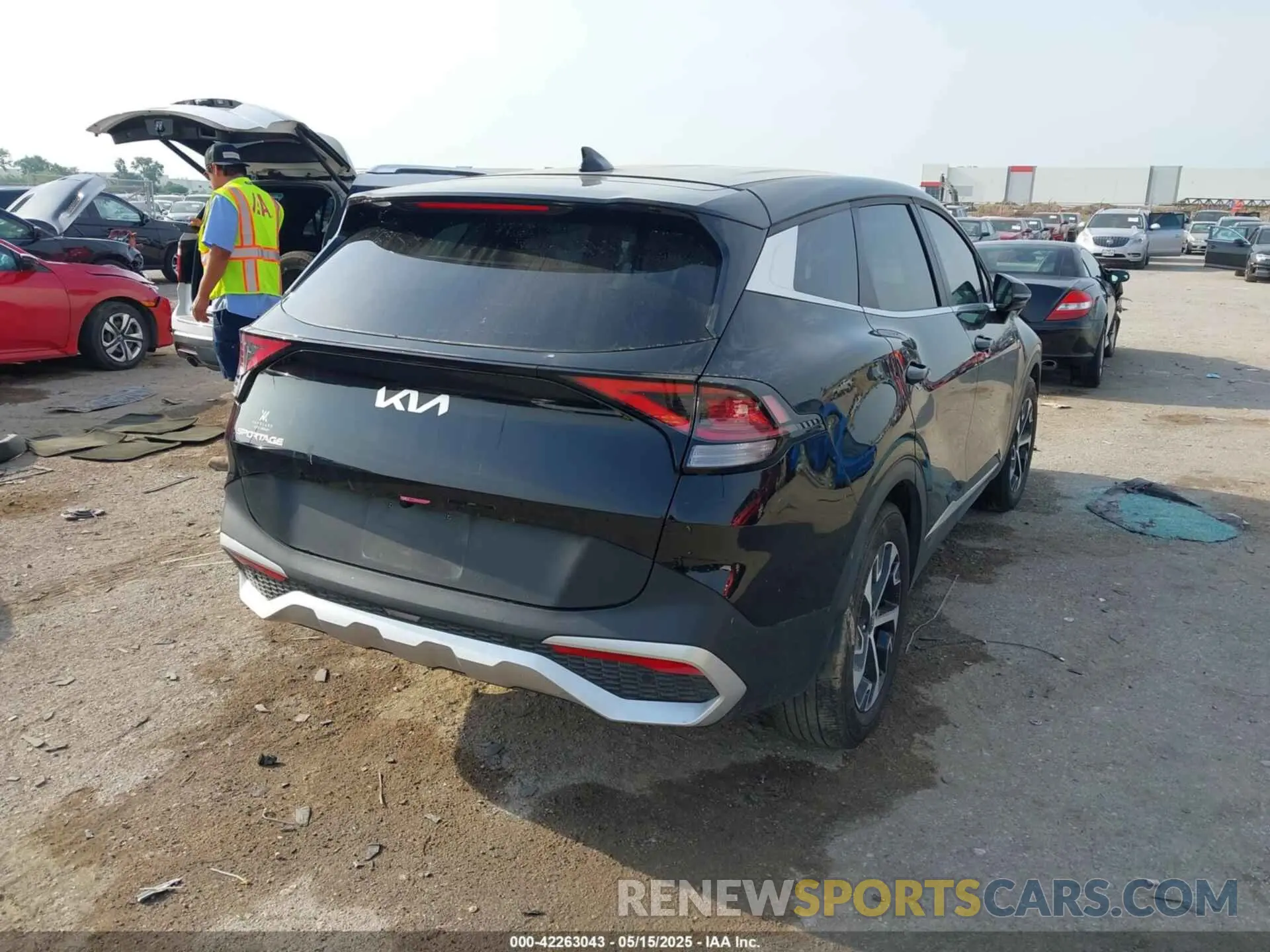4 Фотография поврежденного автомобиля 5XYK33DF3SG244075 KIA SPORTAGE 2025