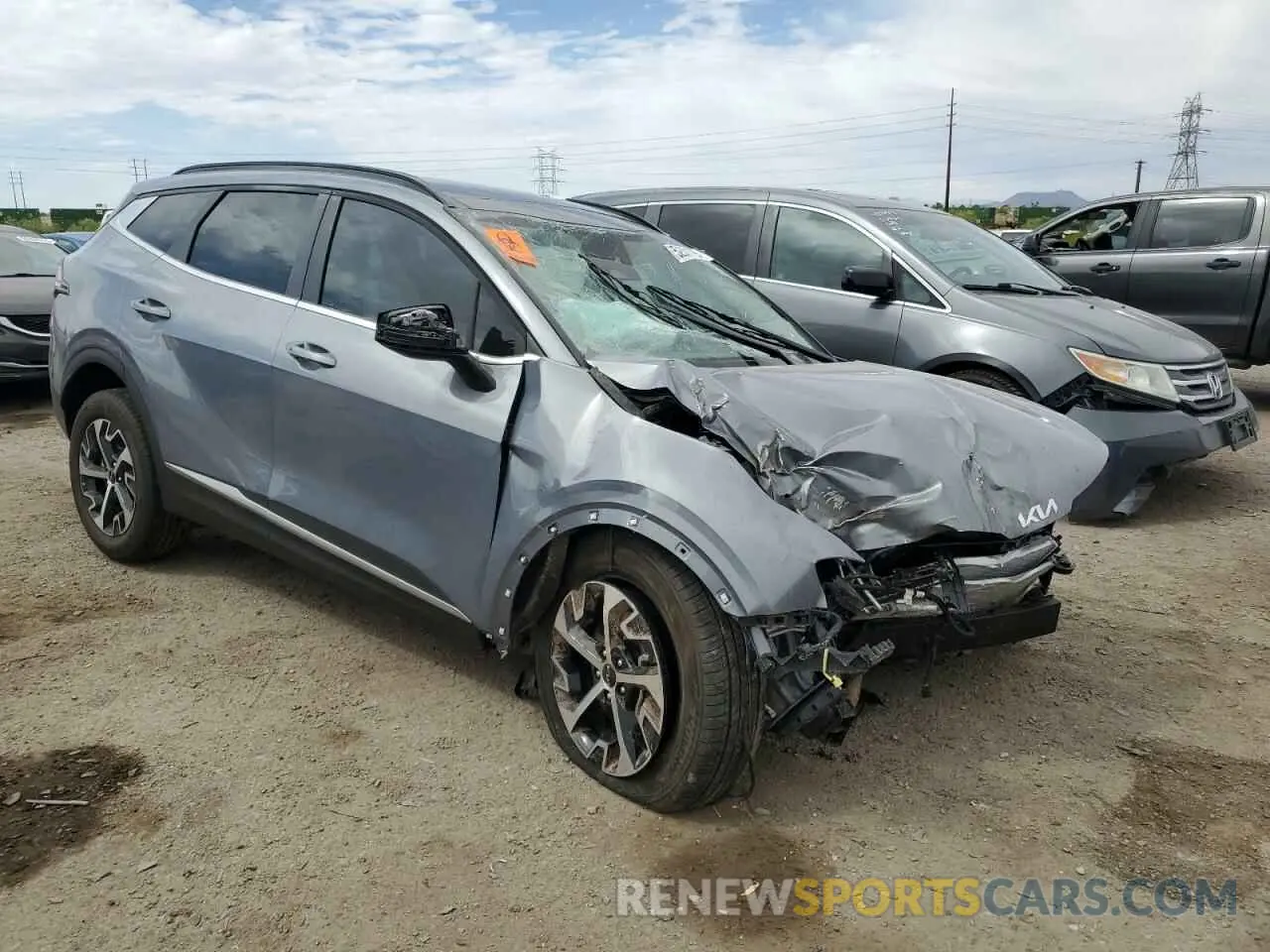 4 Фотография поврежденного автомобиля 5XYK33DF4SG266506 KIA SPORTAGE 2025