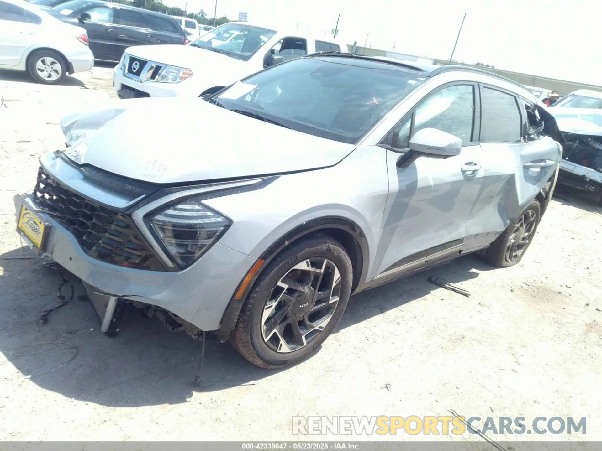 2 Фотография поврежденного автомобиля 5XYK53DF0SG292417 KIA SPORTAGE 2025