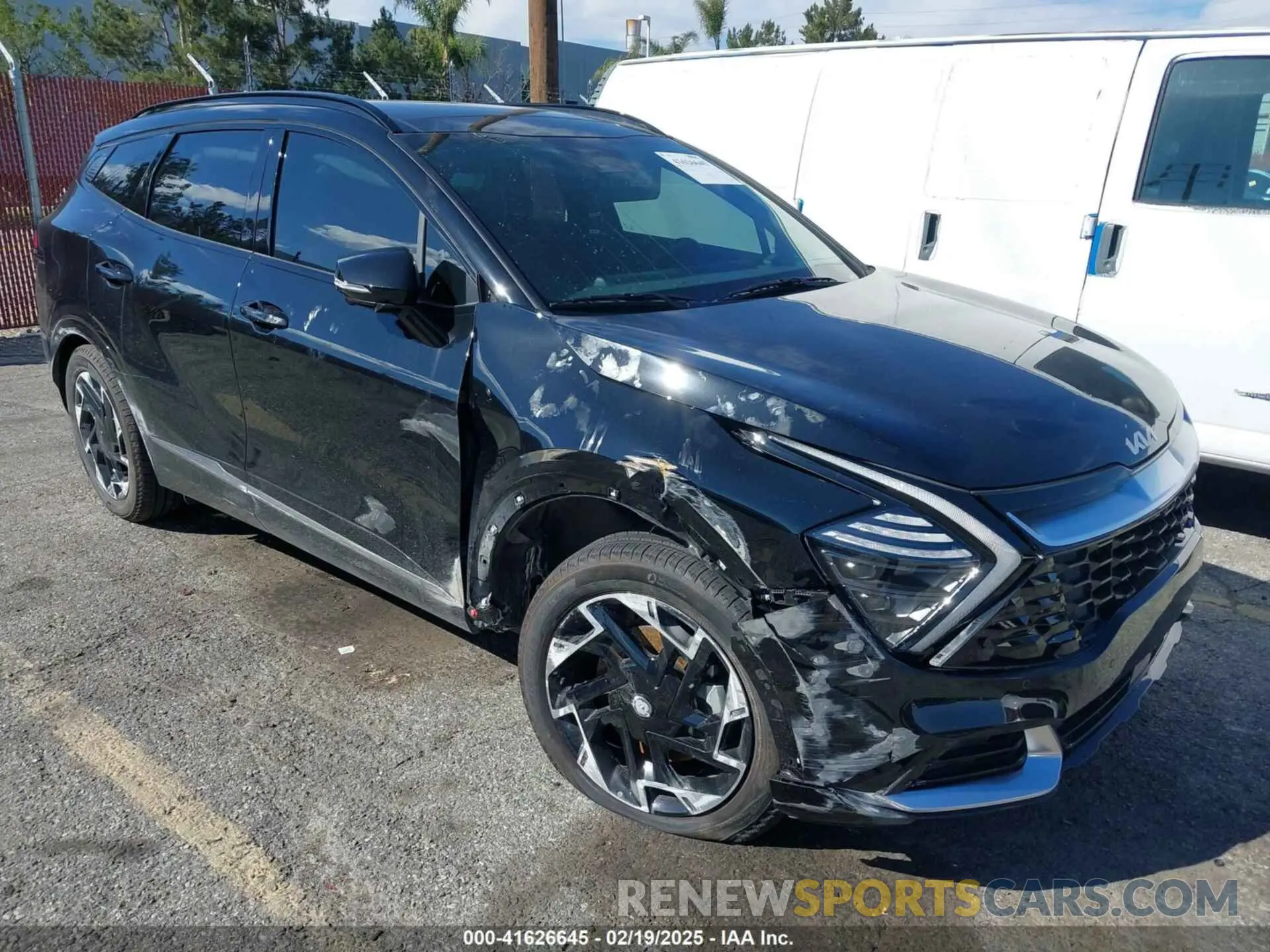 1 Photograph of a damaged car 5XYK53DF4SG236173 KIA SPORTAGE 2025