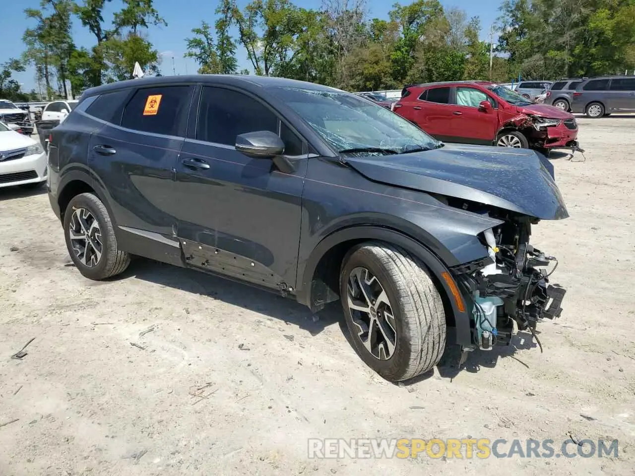 4 Фотография поврежденного автомобиля KNDPV3DF8S7345951 KIA SPORTAGE 2025