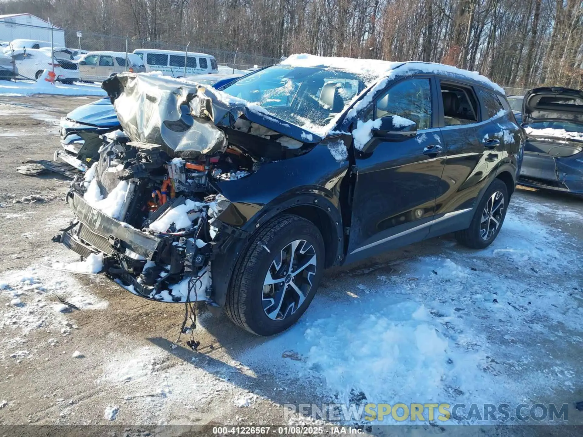 2 Фотография поврежденного автомобиля KNDPVCAG7P7025489 KIA SPORTAGE HYBRID 2023