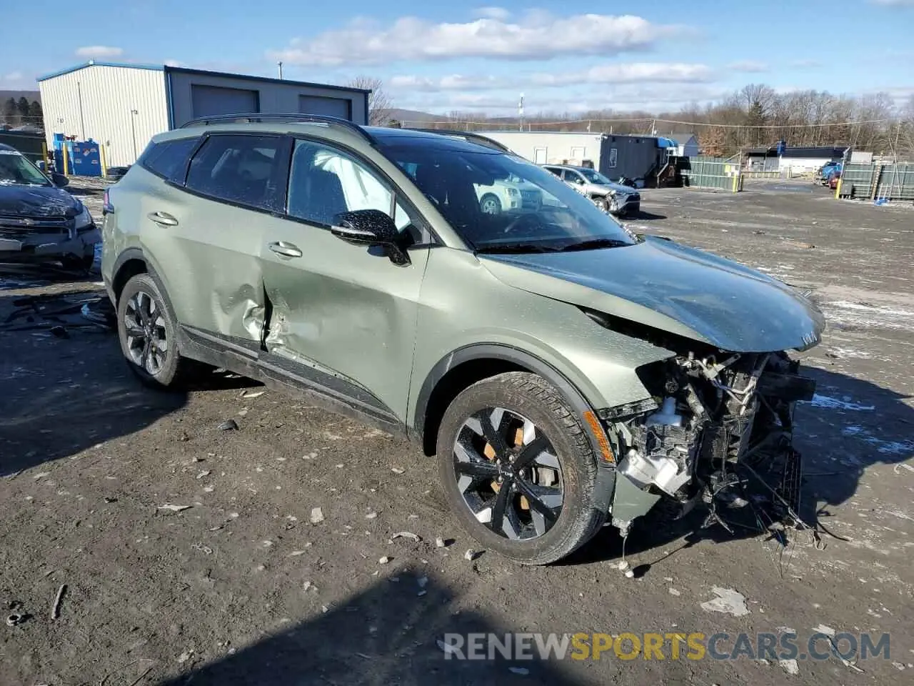 4 Photograph of a damaged car 5XYK6CAF3PG049242 KIA SPORTAGE X 2023