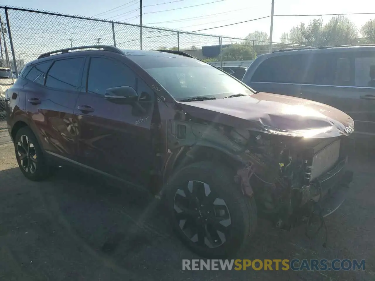 4 Photograph of a damaged car 5XYK6CAF3PG071340 KIA SPORTAGE X 2023
