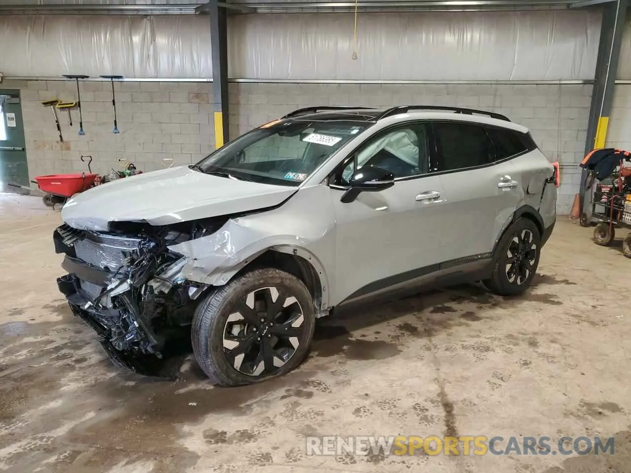 1 Photograph of a damaged car 5XYK6CAF7PG095656 KIA SPORTAGE X 2023
