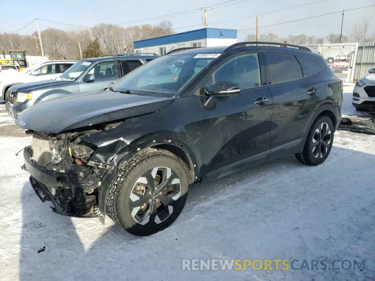 1 Photograph of a damaged car 5XYK6CAFXPG097403 KIA SPORTAGE X 2023