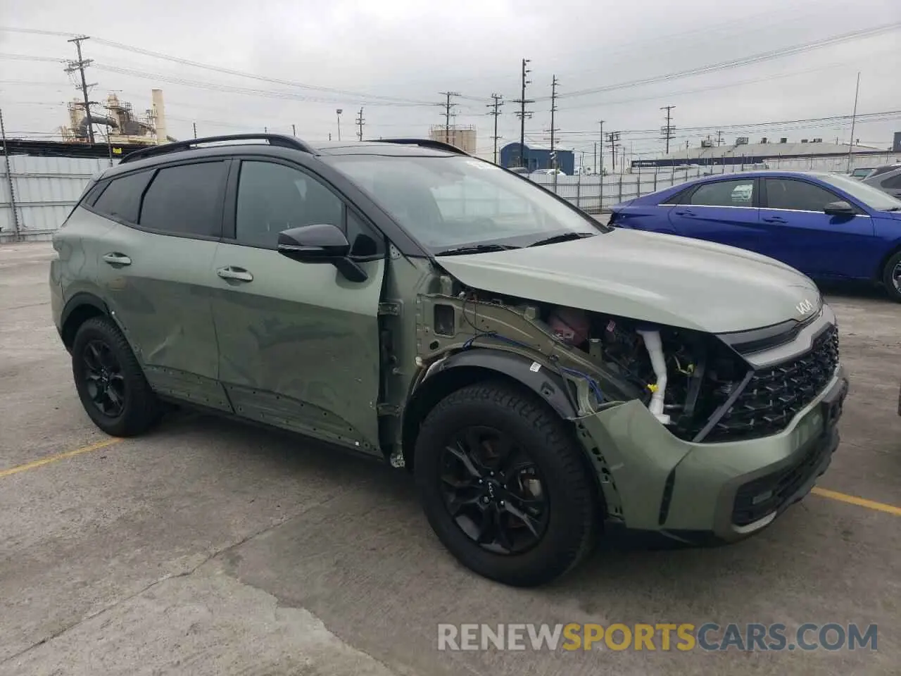 4 Фотография поврежденного автомобиля 5XYK7CAF2PG019355 KIA SPORTAGE X 2023