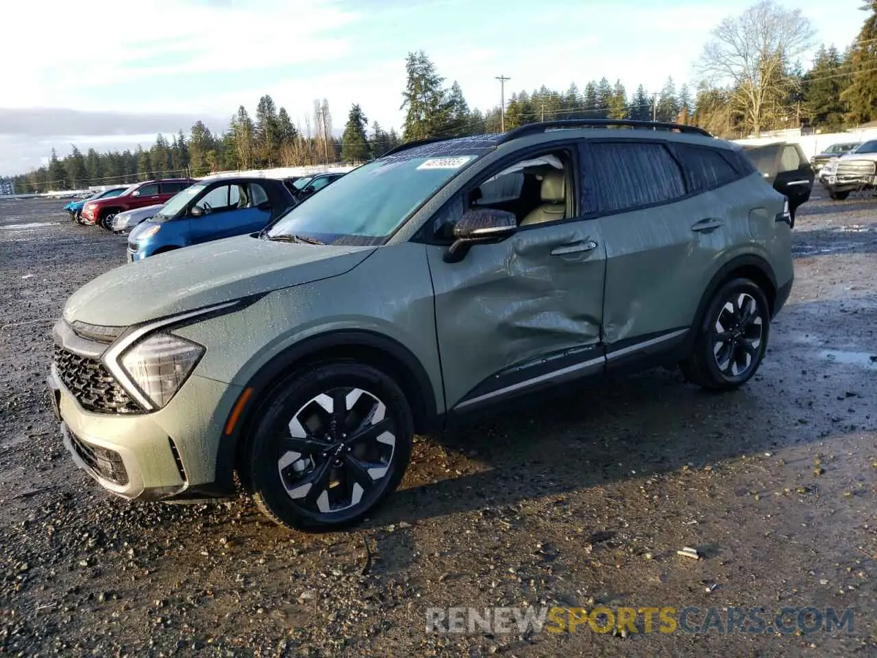 1 Photograph of a damaged car KNDPZDAHXP7035890 KIA SPORTAGE X 2023