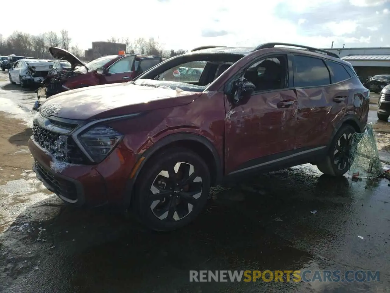 1 Photograph of a damaged car 5XYK6CDFXRG196530 KIA SPORTAGE X 2024